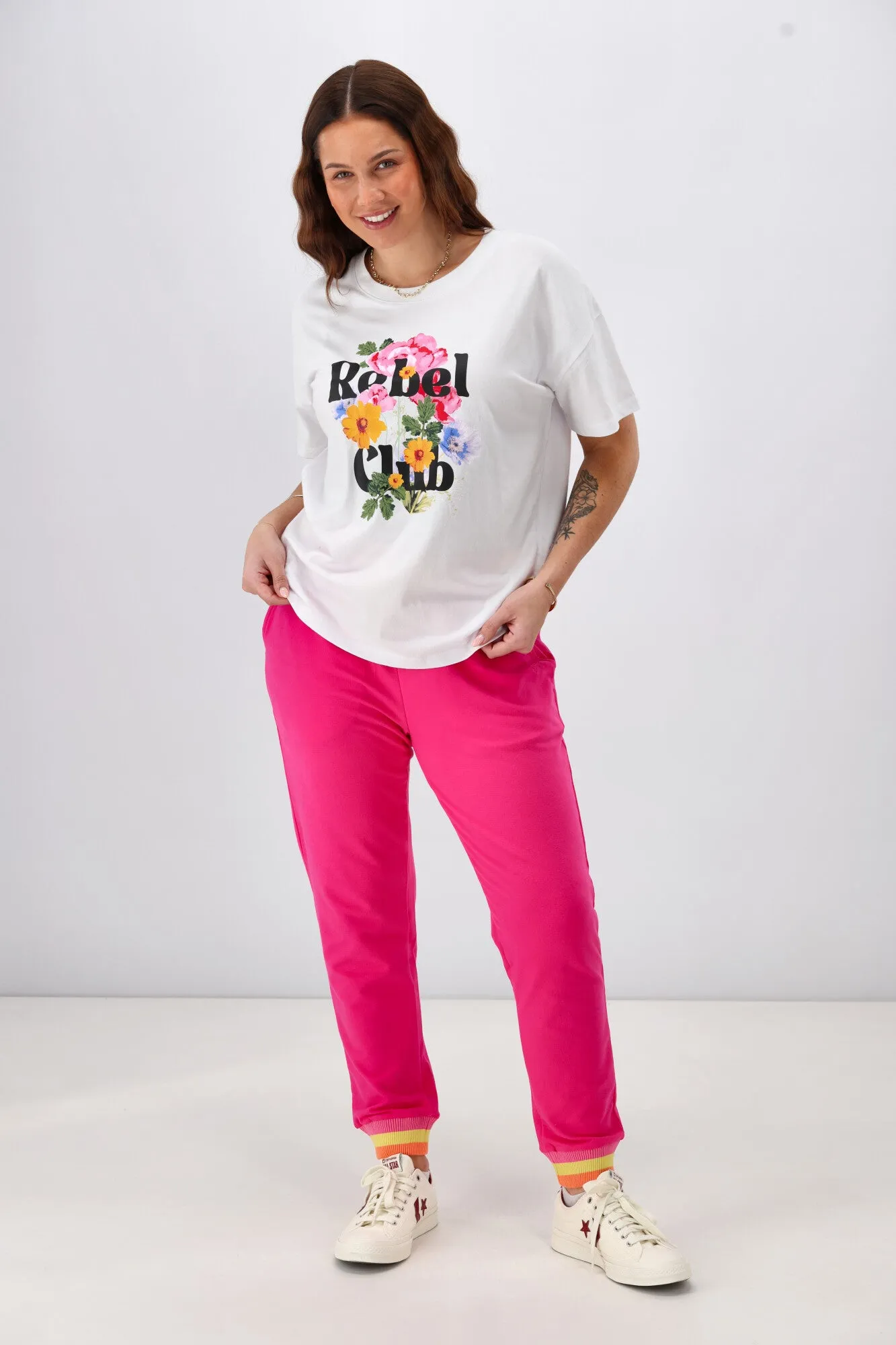 Rebel Club Flower Dream Tee White Pre-Order Due Late May