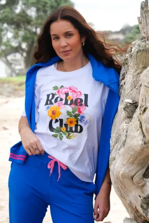 Rebel Club Flower Dream Tee White Pre-Order Due Late May