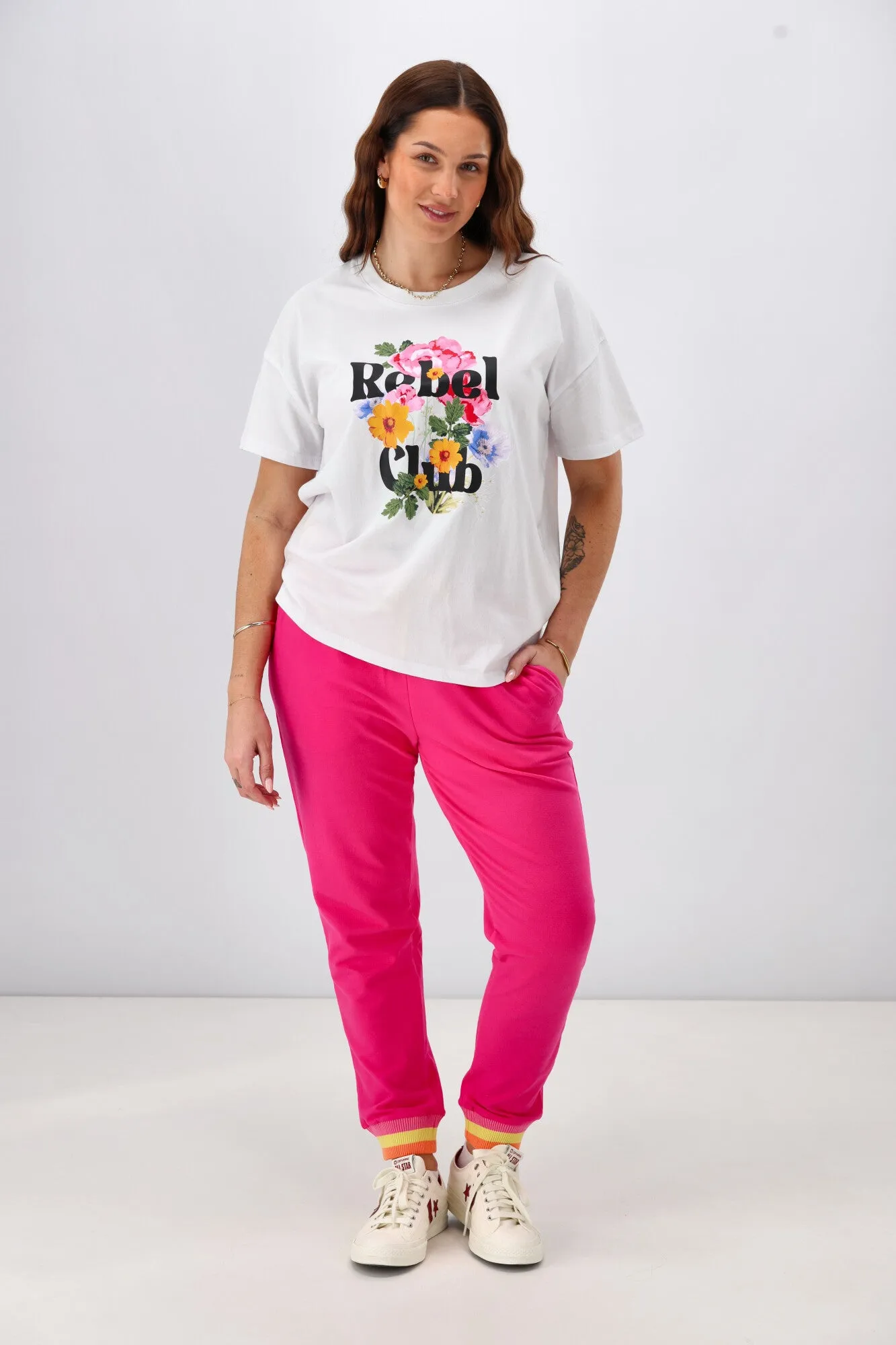 Rebel Club Flower Dream Tee White Pre-Order Due Late May