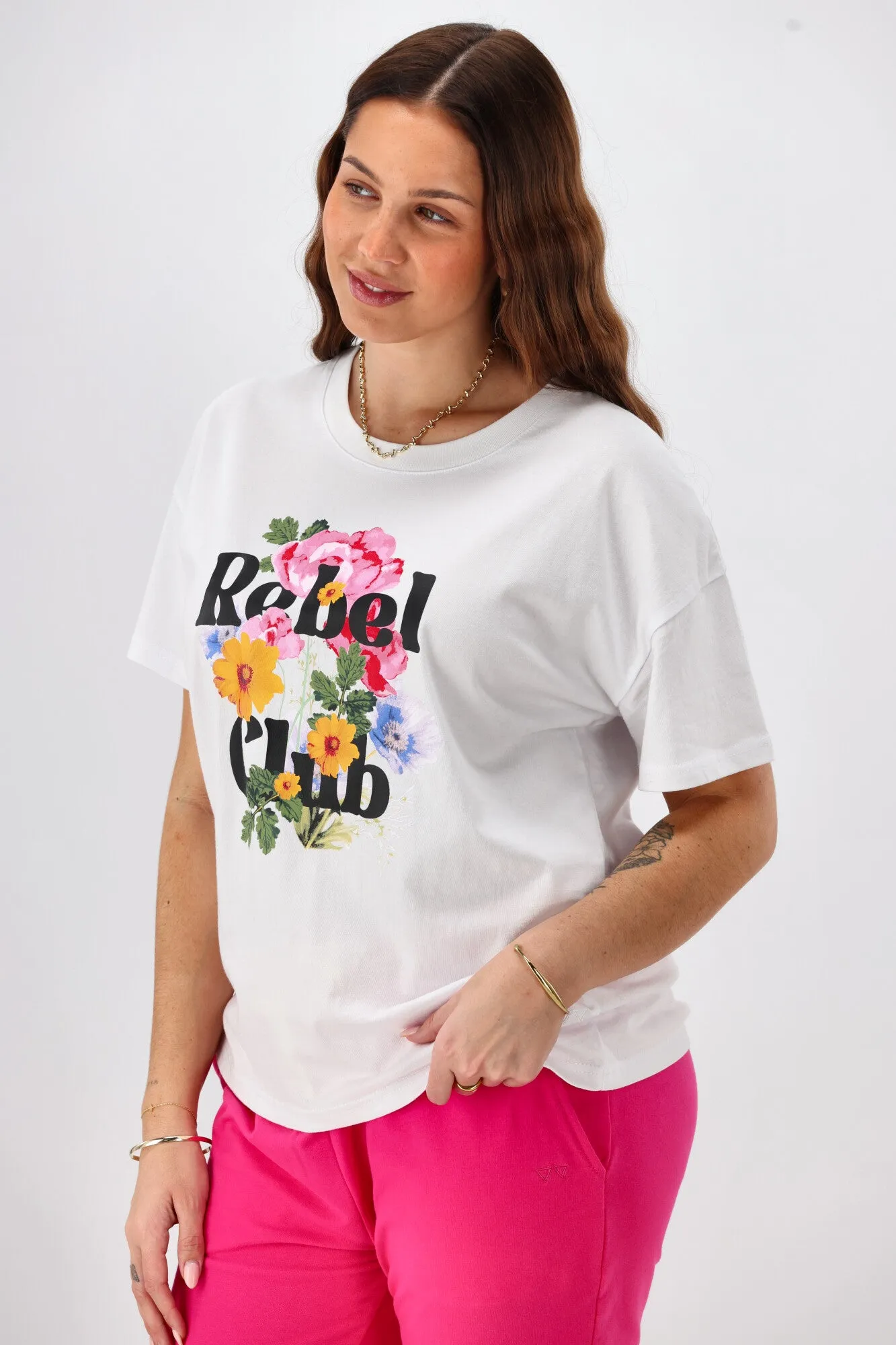 Rebel Club Flower Dream Tee White Pre-Order Due Late May