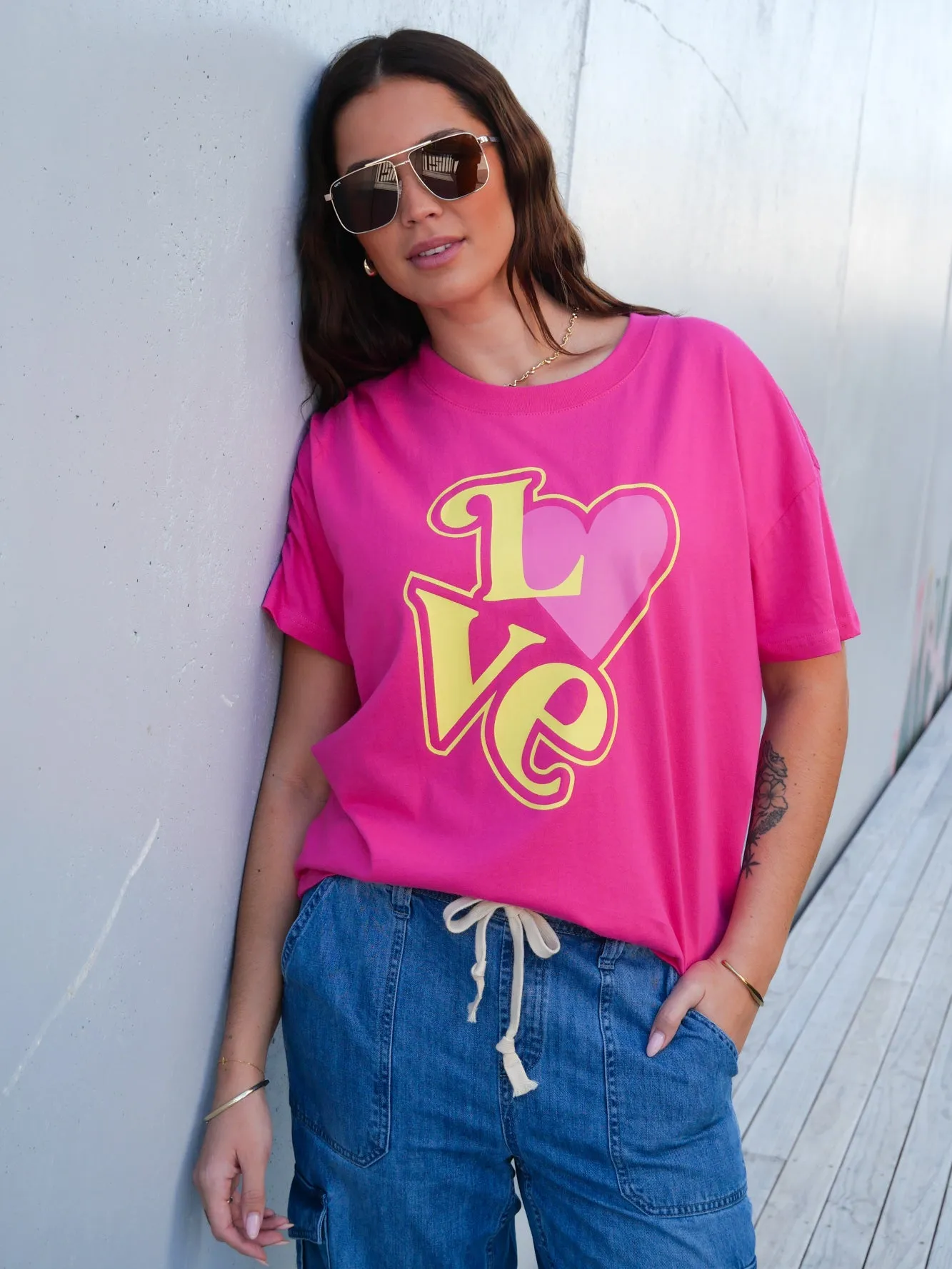 Rebel Club Love Surge Tee Pink Pre-Order Due Late May