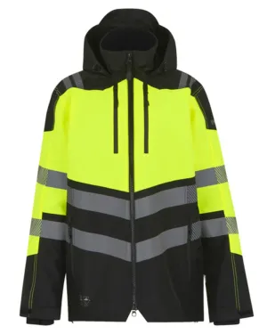 Regatta Mens Hi-Vis X-Pro Waterproof Shell Jacket Class 2