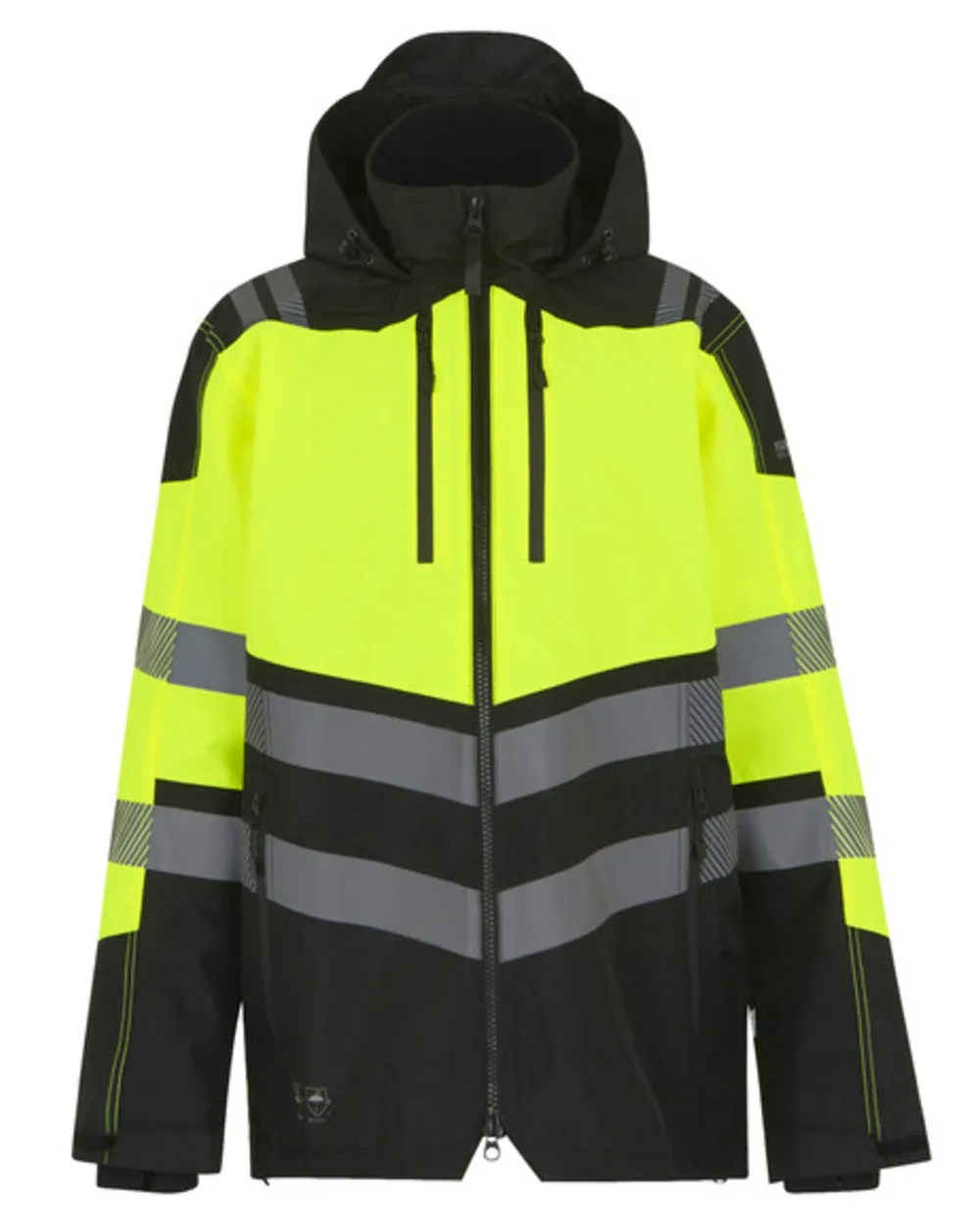 Regatta Mens Hi-Vis X-Pro Waterproof Shell Jacket Class 2