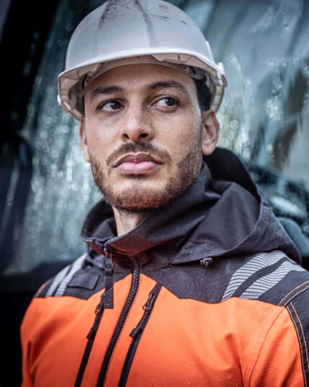 Regatta Mens Hi-Vis X-Pro Waterproof Shell Jacket Class 2