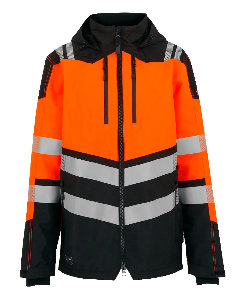 Regatta Mens Hi-Vis X-Pro Waterproof Shell Jacket Class 2