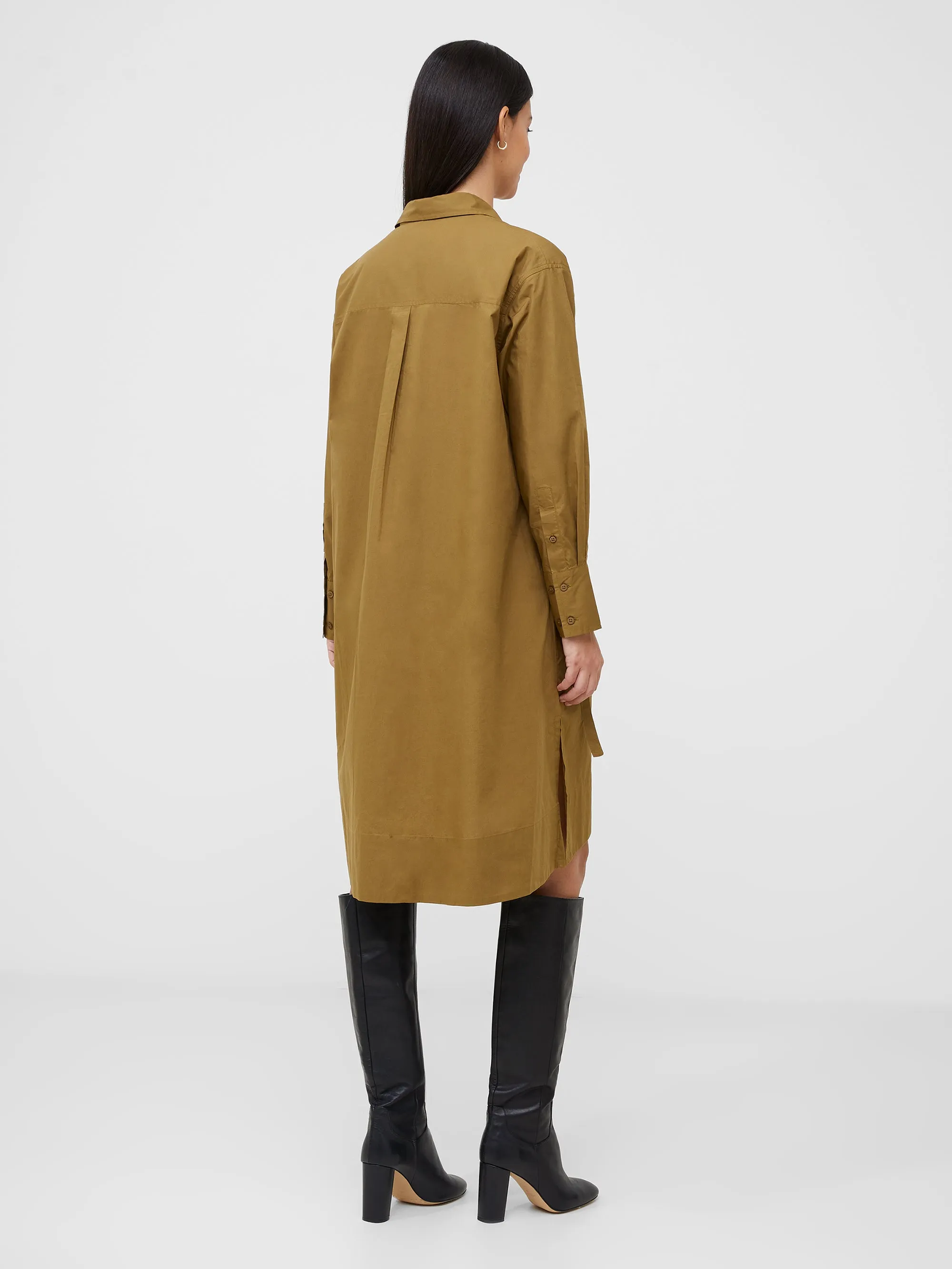 Rhodes Poplin Shirt Dress