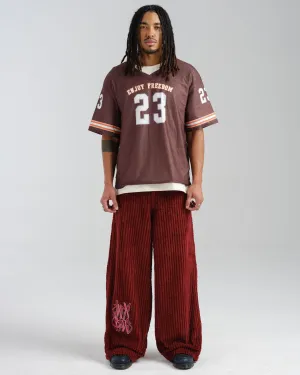Rollin. 26. 2 Wale Corduroy. Burgundy.
