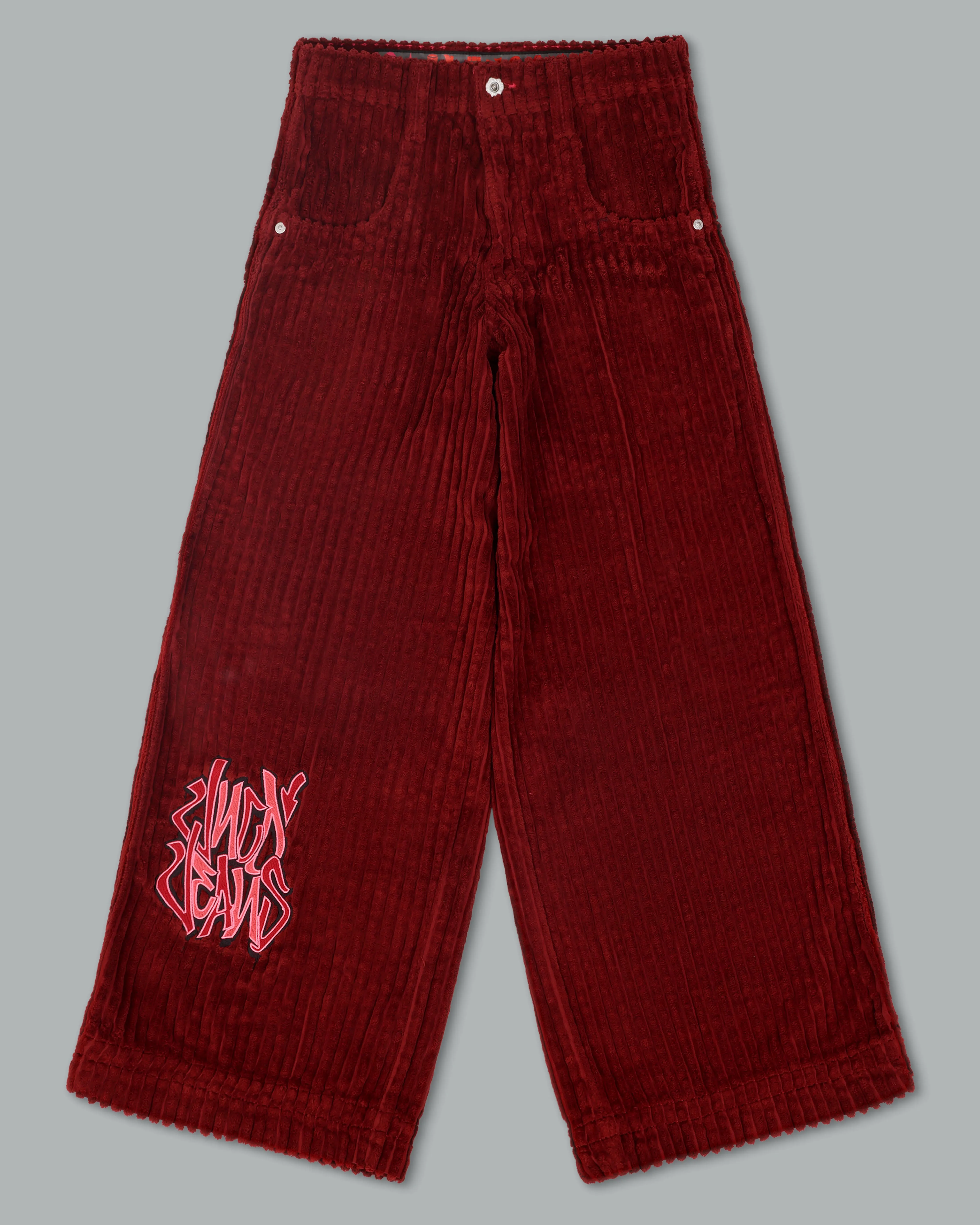 Rollin. 26. 2 Wale Corduroy. Burgundy.