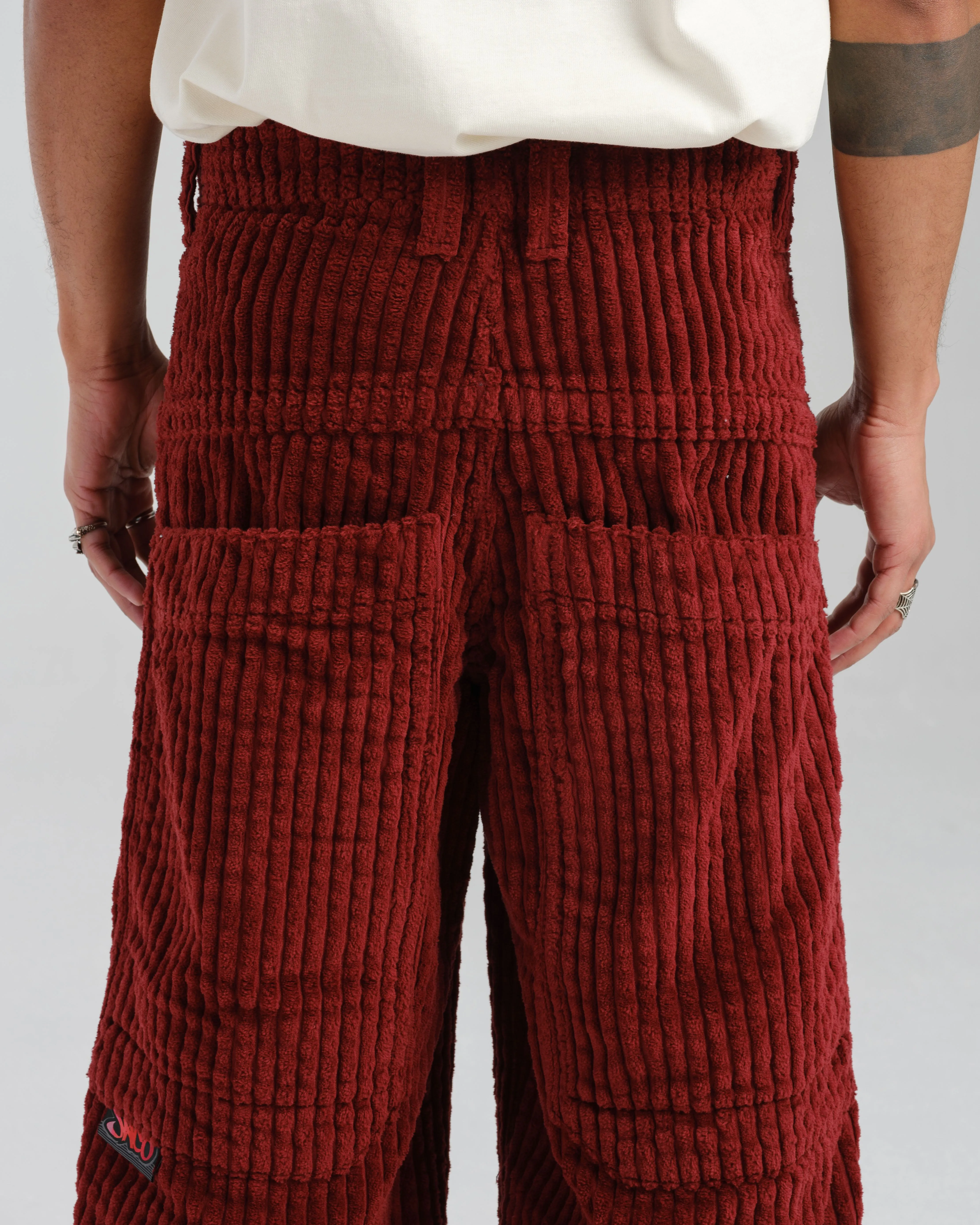 Rollin. 26. 2 Wale Corduroy. Burgundy.