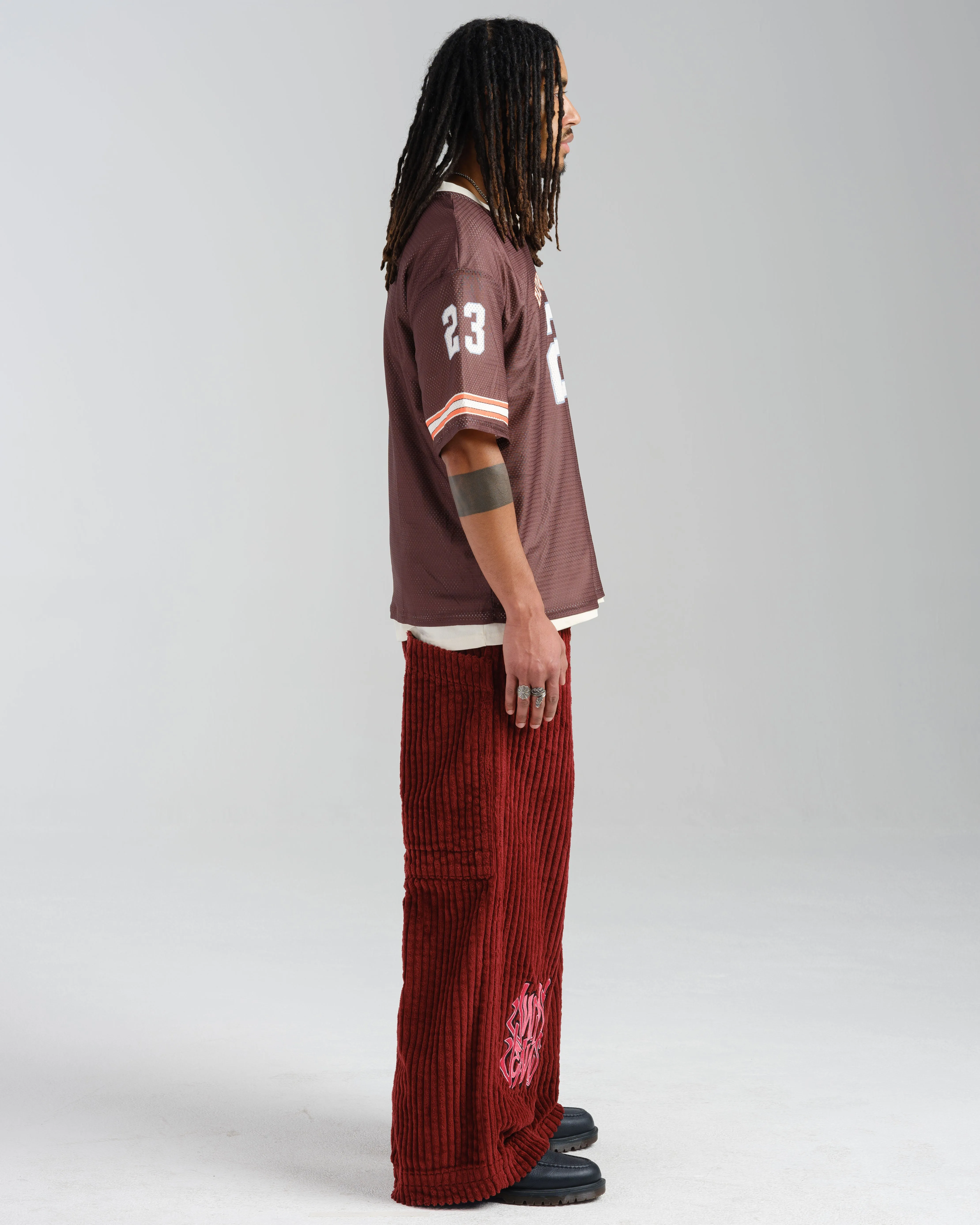 Rollin. 26. 2 Wale Corduroy. Burgundy.