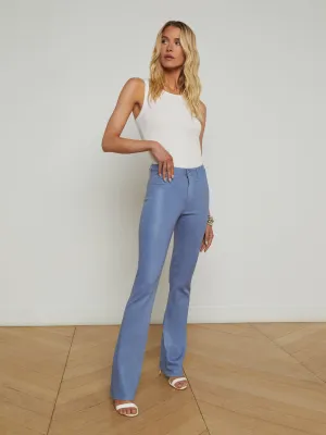 Ruth Coated Straight-Leg Jean