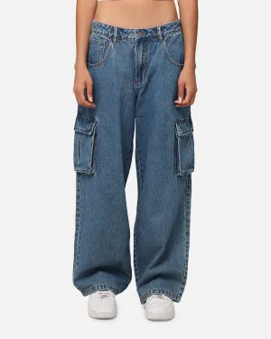 Saint Morta Cargo Jeans Blue Denim