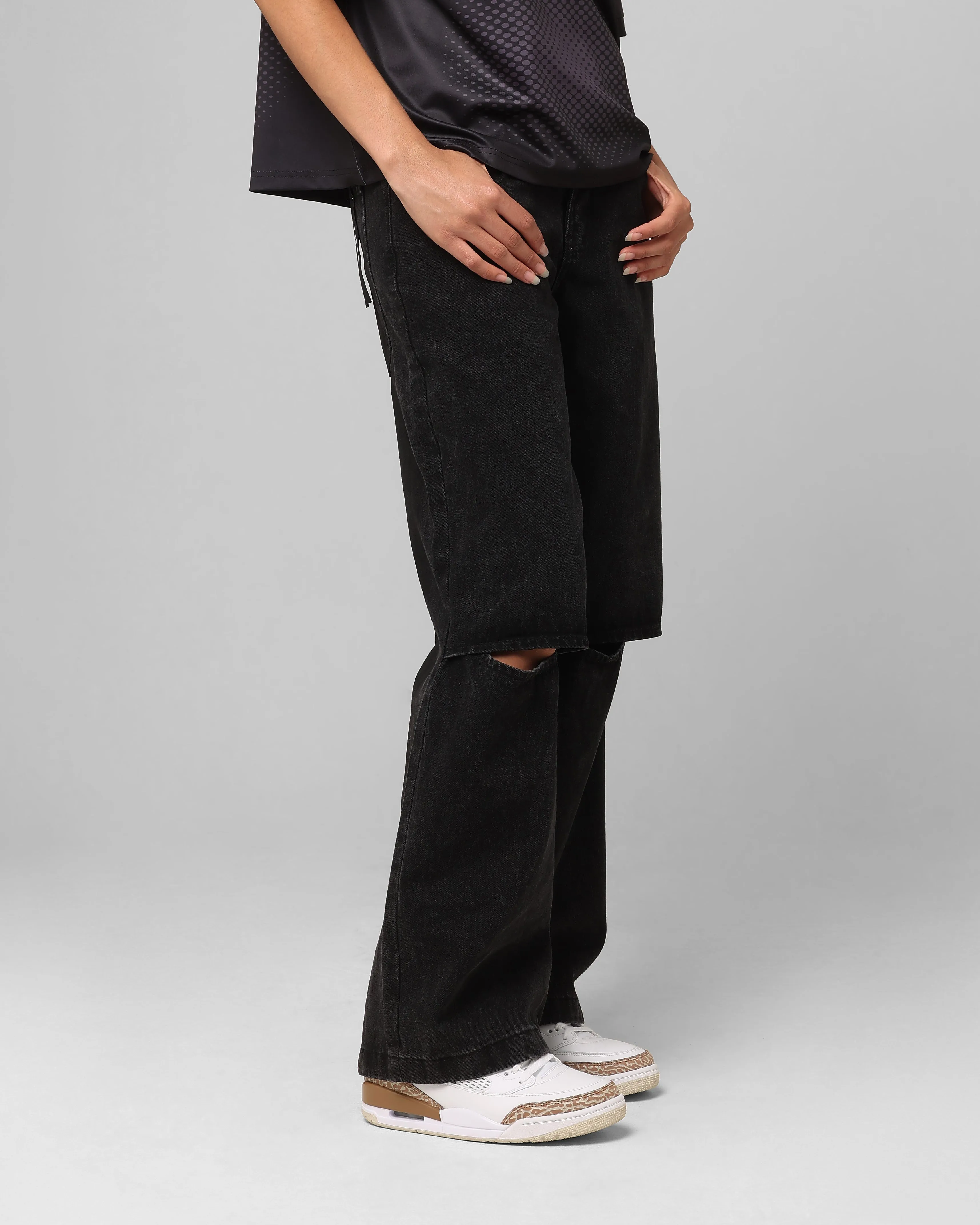 Saint Morta Covert Amplus Jeans Black Shadow