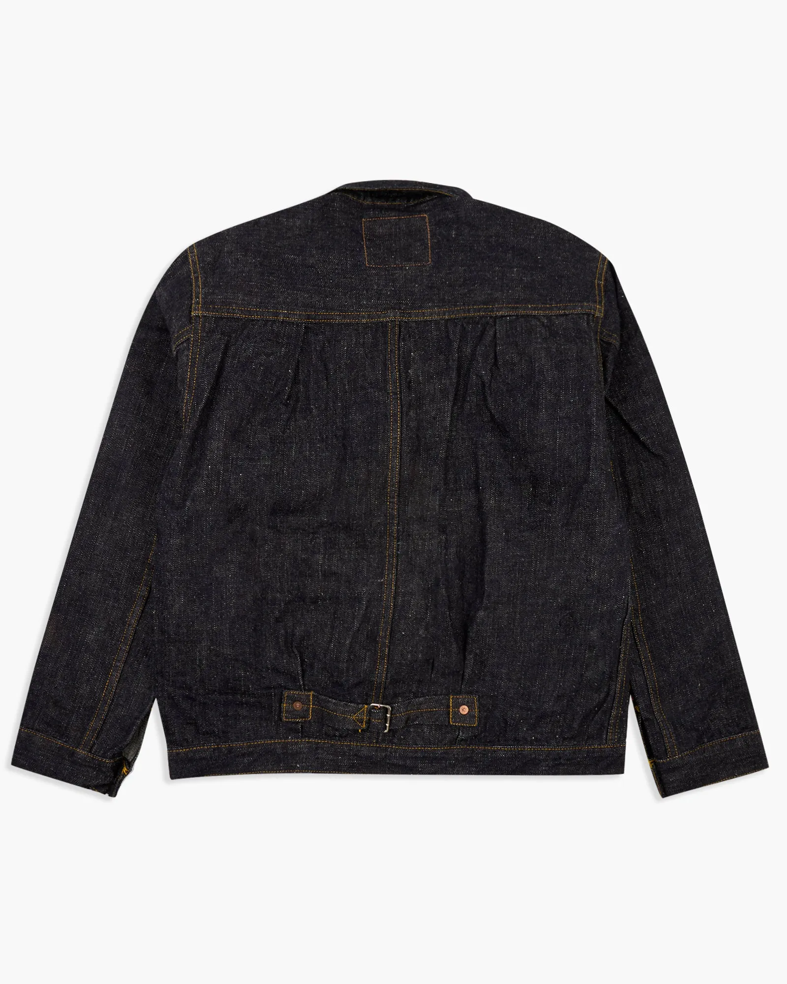 Samurai Jeans S556VX 'Zero ' 17oz Type I Selvedge Denim Jacket - Indigo Onewash