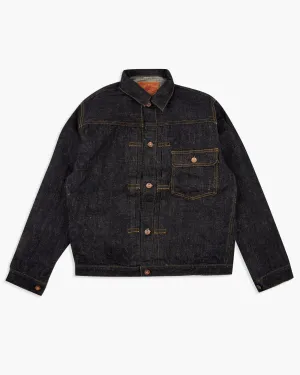 Samurai Jeans S556VX 'Zero ' 17oz Type I Selvedge Denim Jacket - Indigo Onewash