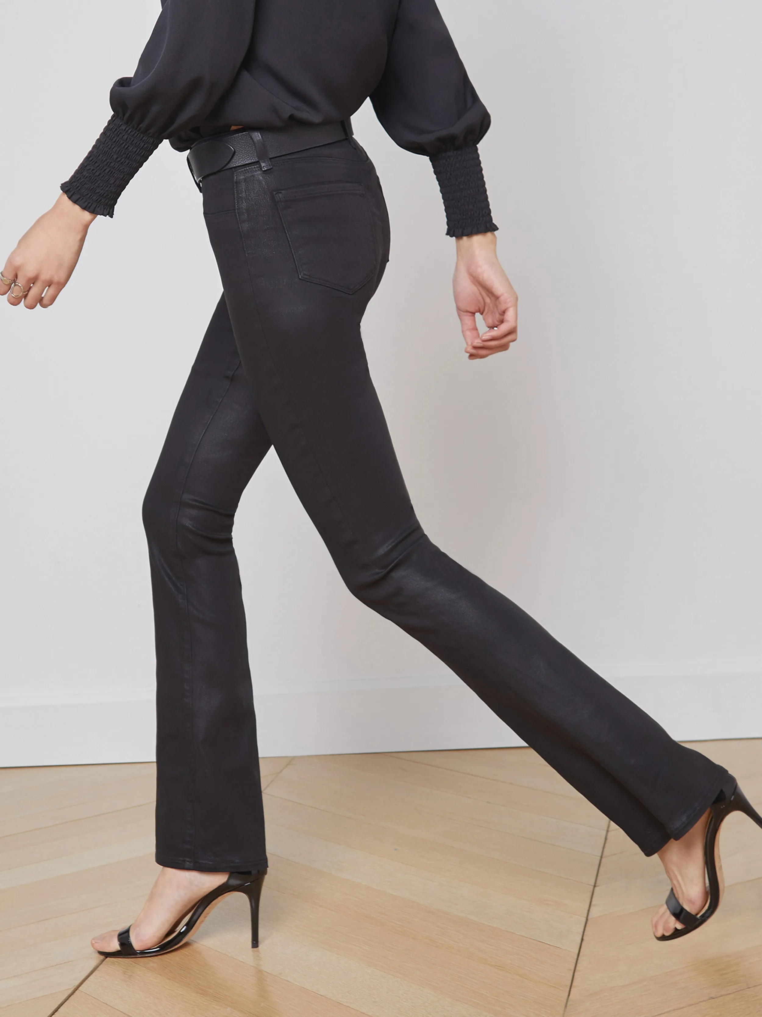 Selma Coated Bootcut Jean