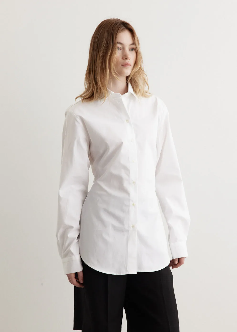 Shaped Poplin Shirt