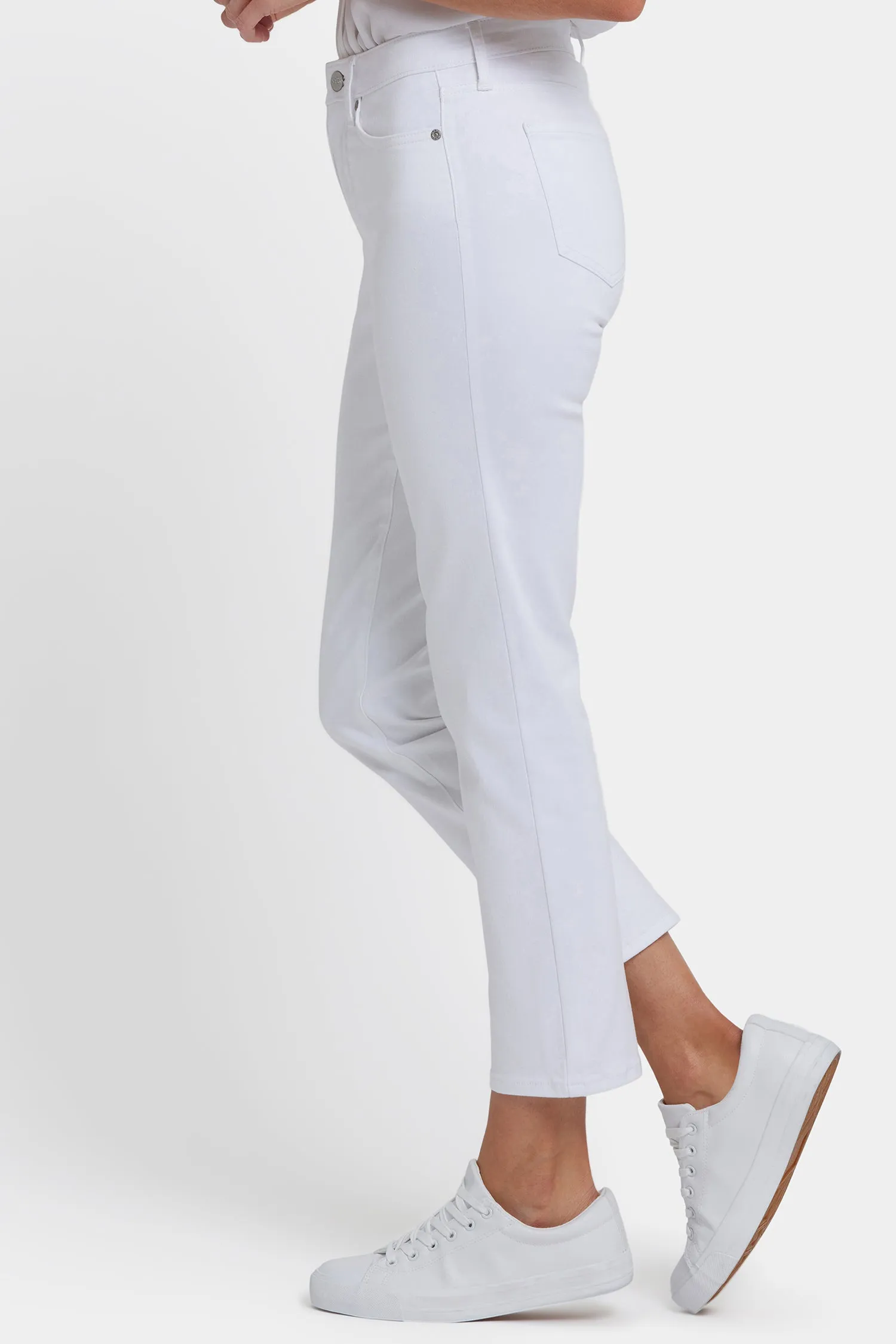 Sheri Slim Ankle Jeans - Optic White
