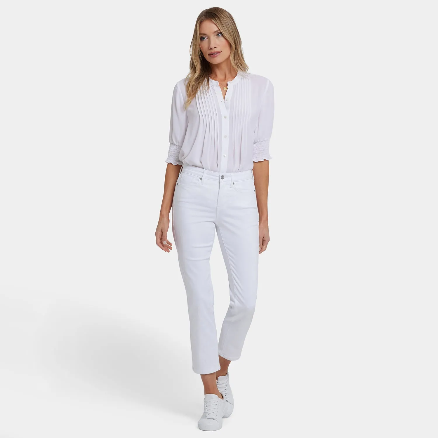 Sheri Slim Ankle Jeans - Optic White