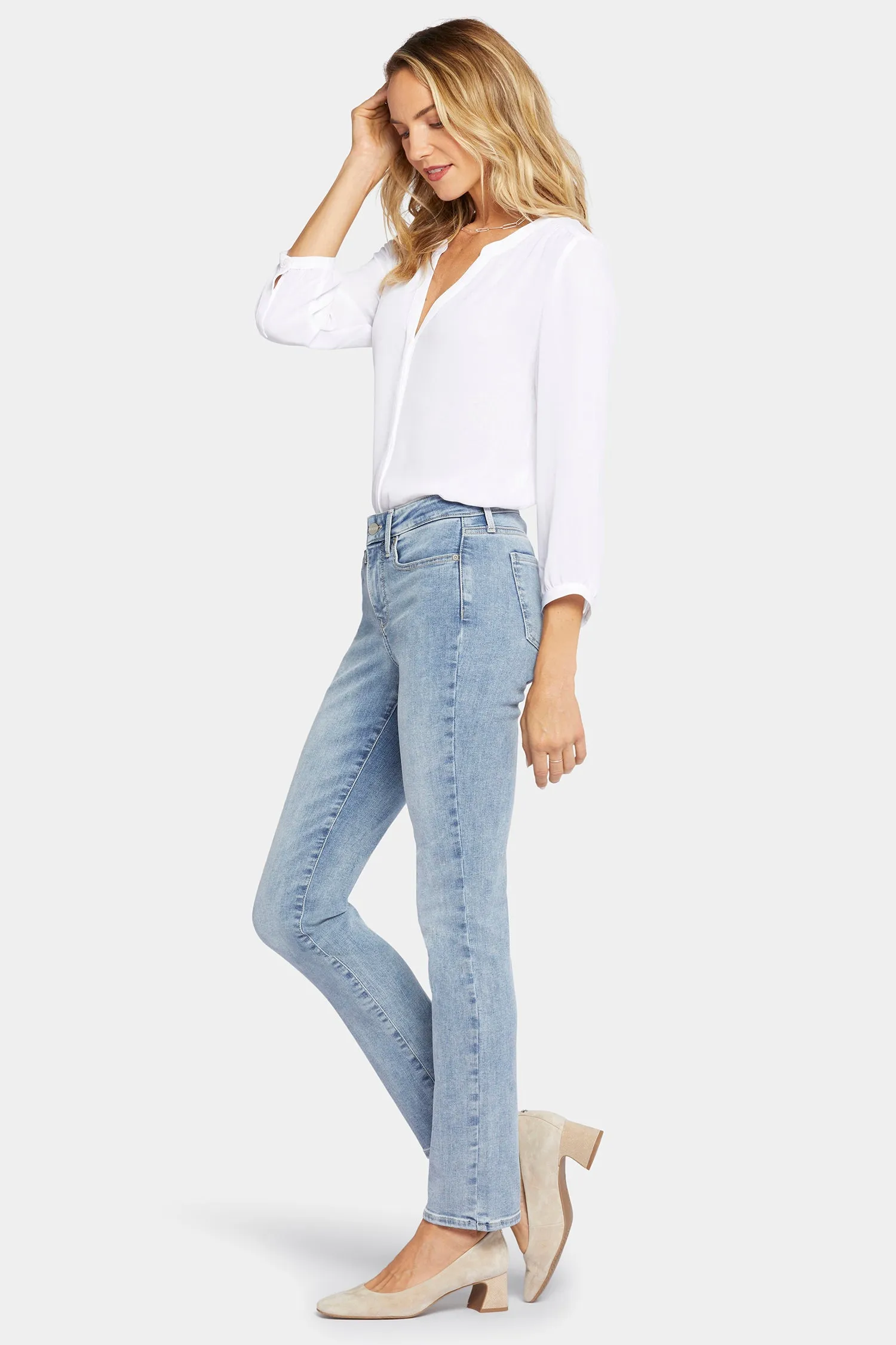Sheri Slim Jeans In Long Inseam - Haley