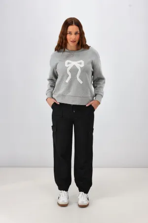Shine On Label Franich Cargo Jogger Black