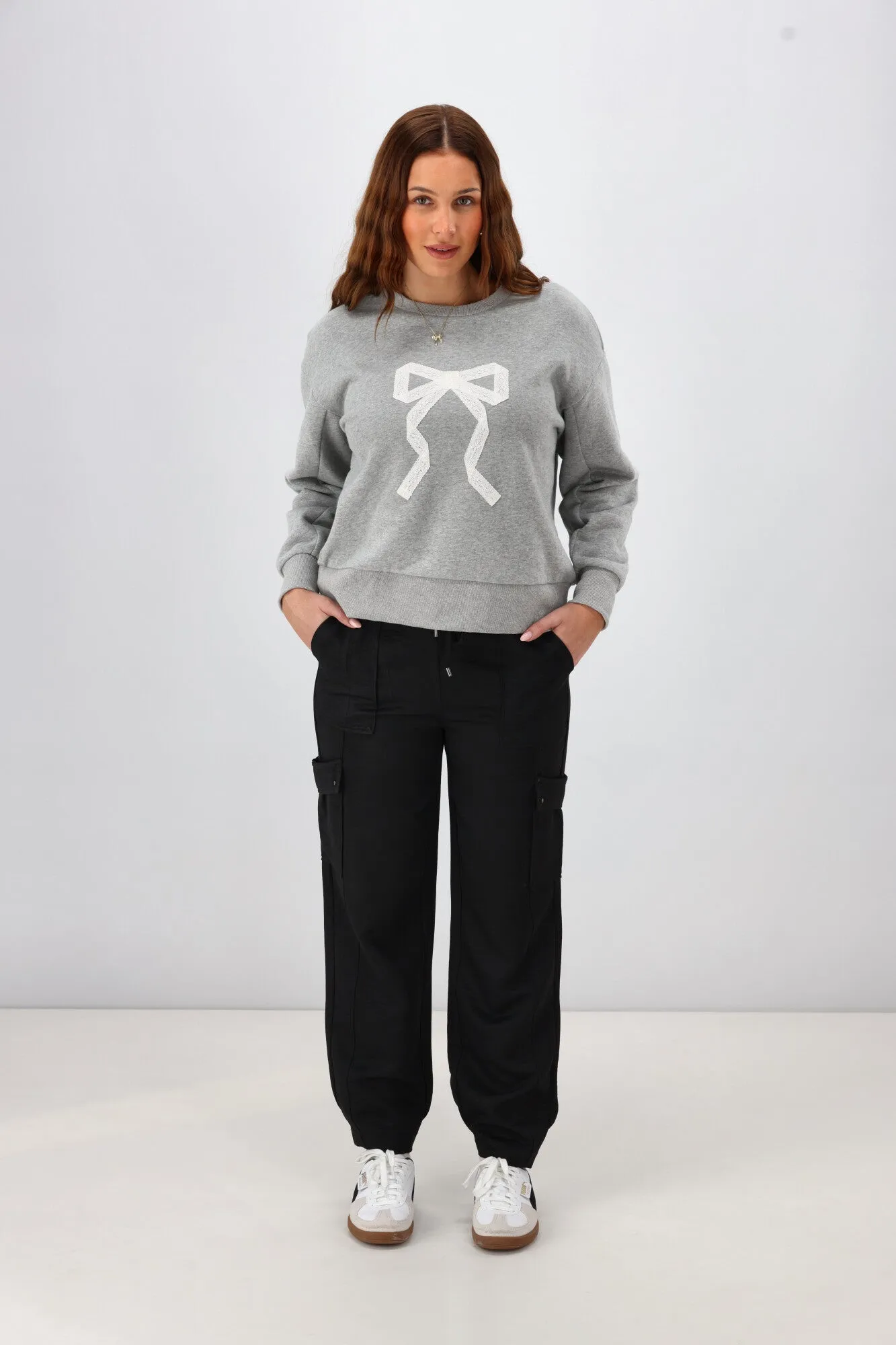 Shine On Label Franich Cargo Jogger Black