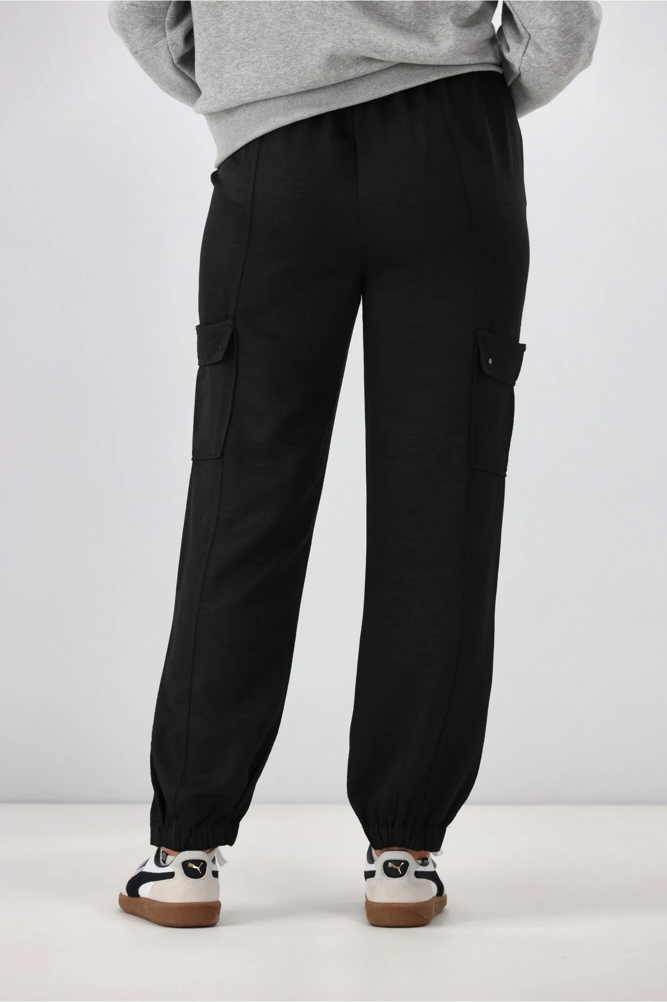 Shine On Label Franich Cargo Jogger Black