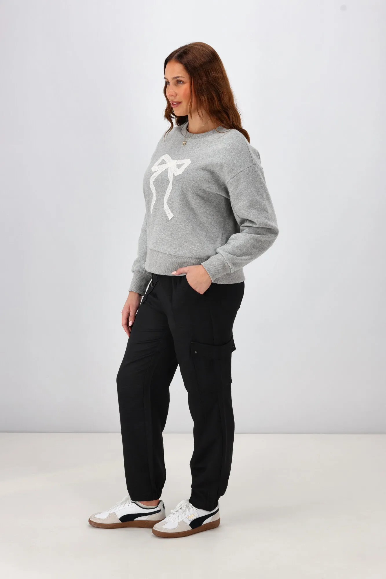 Shine On Label Franich Cargo Jogger Black