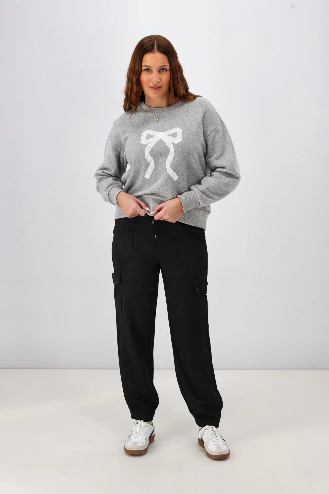 Shine On Label Franich Cargo Jogger Black