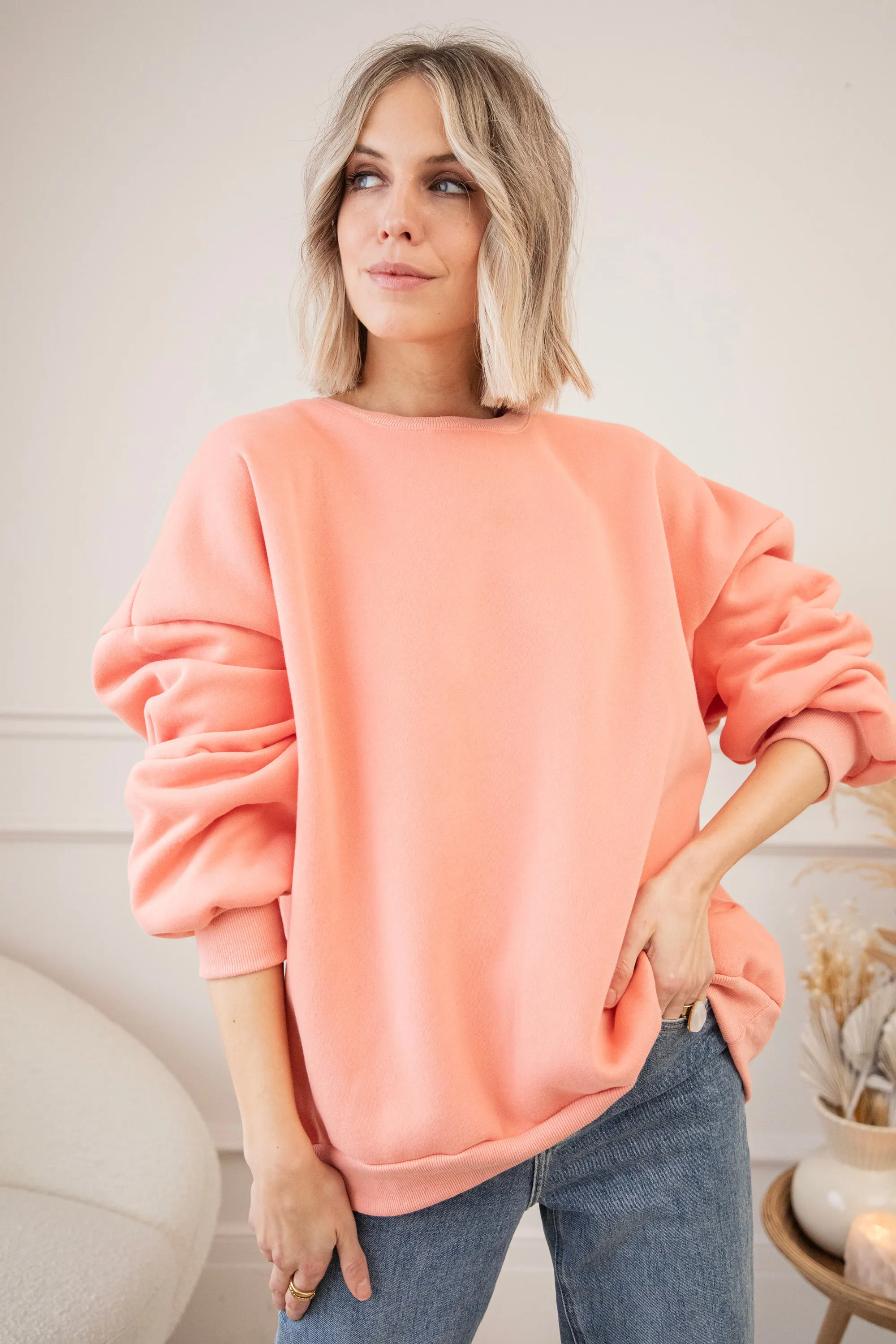 Simplicity Coral - Sweater