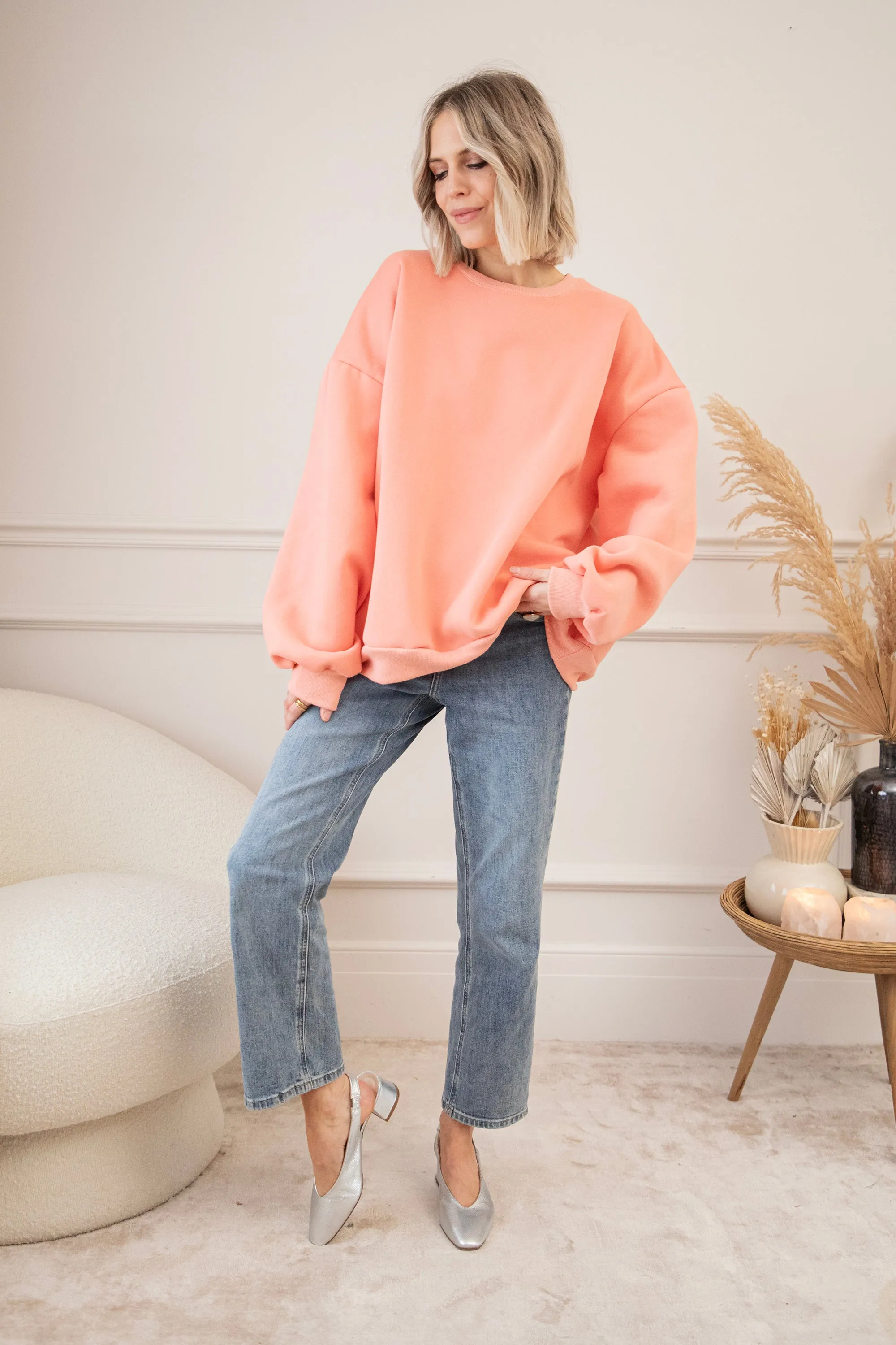 Simplicity Coral - Sweater
