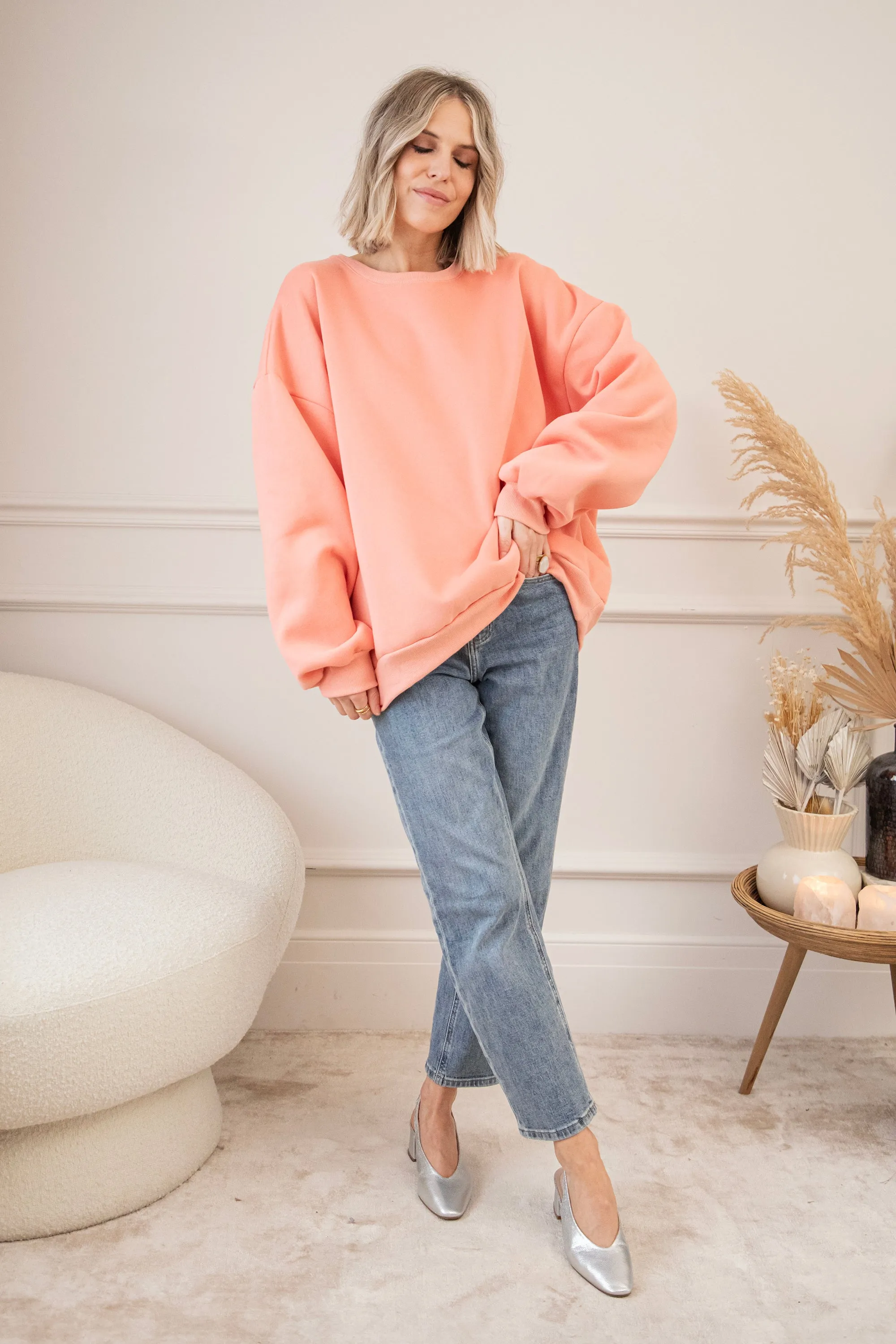 Simplicity Coral - Sweater