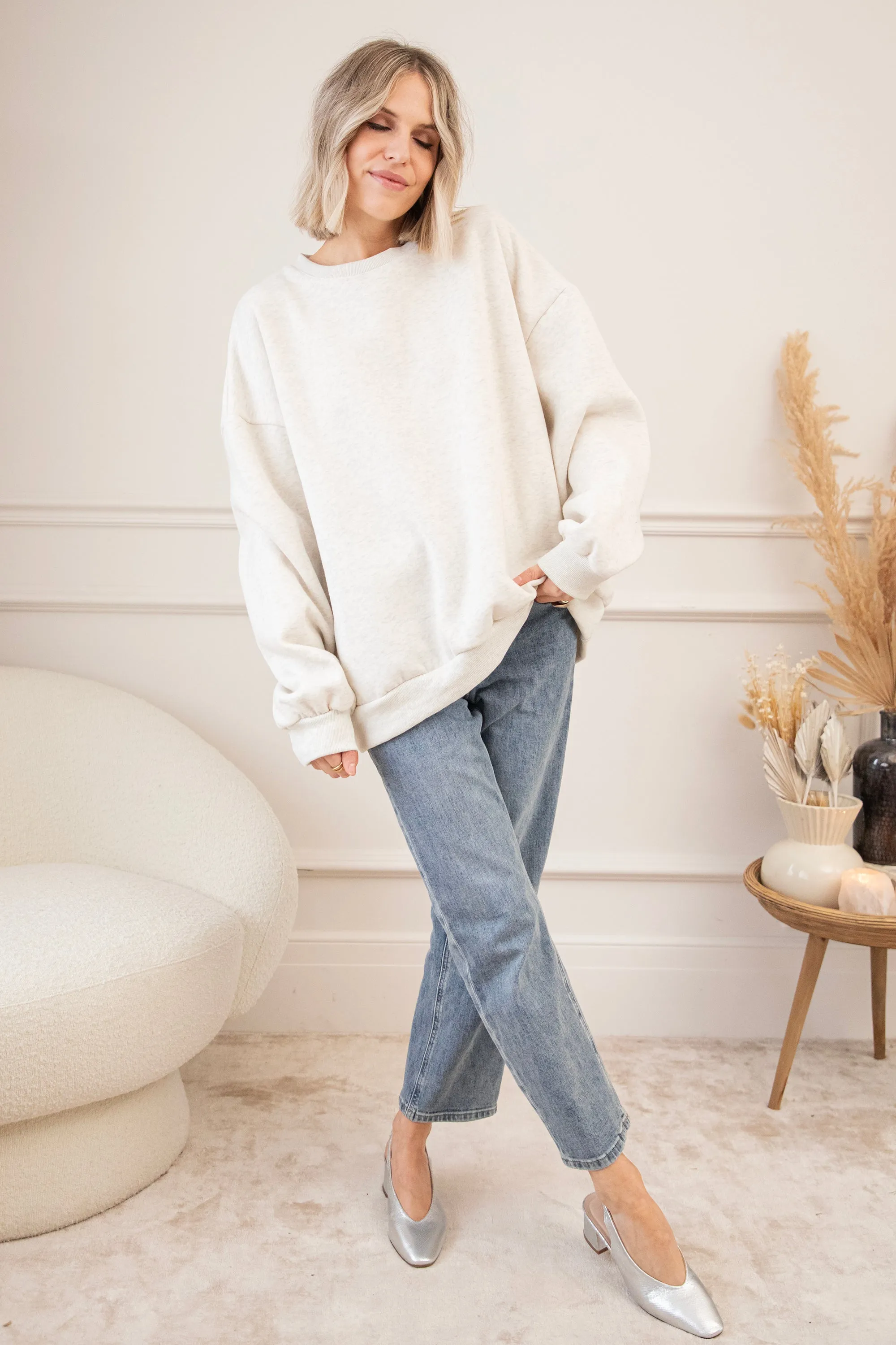Simplicity Soft Grey - Sweater