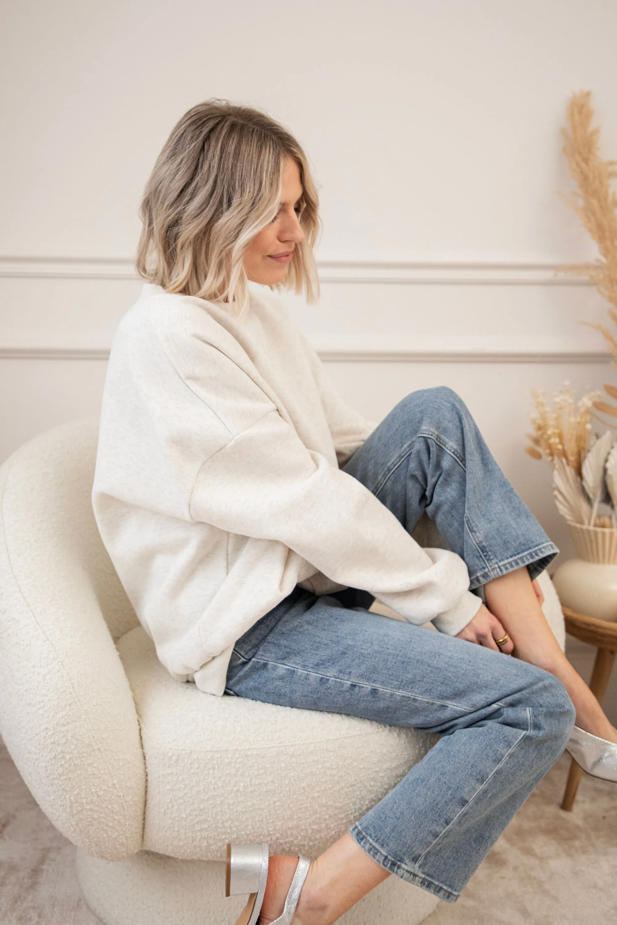 Simplicity Soft Grey - Sweater