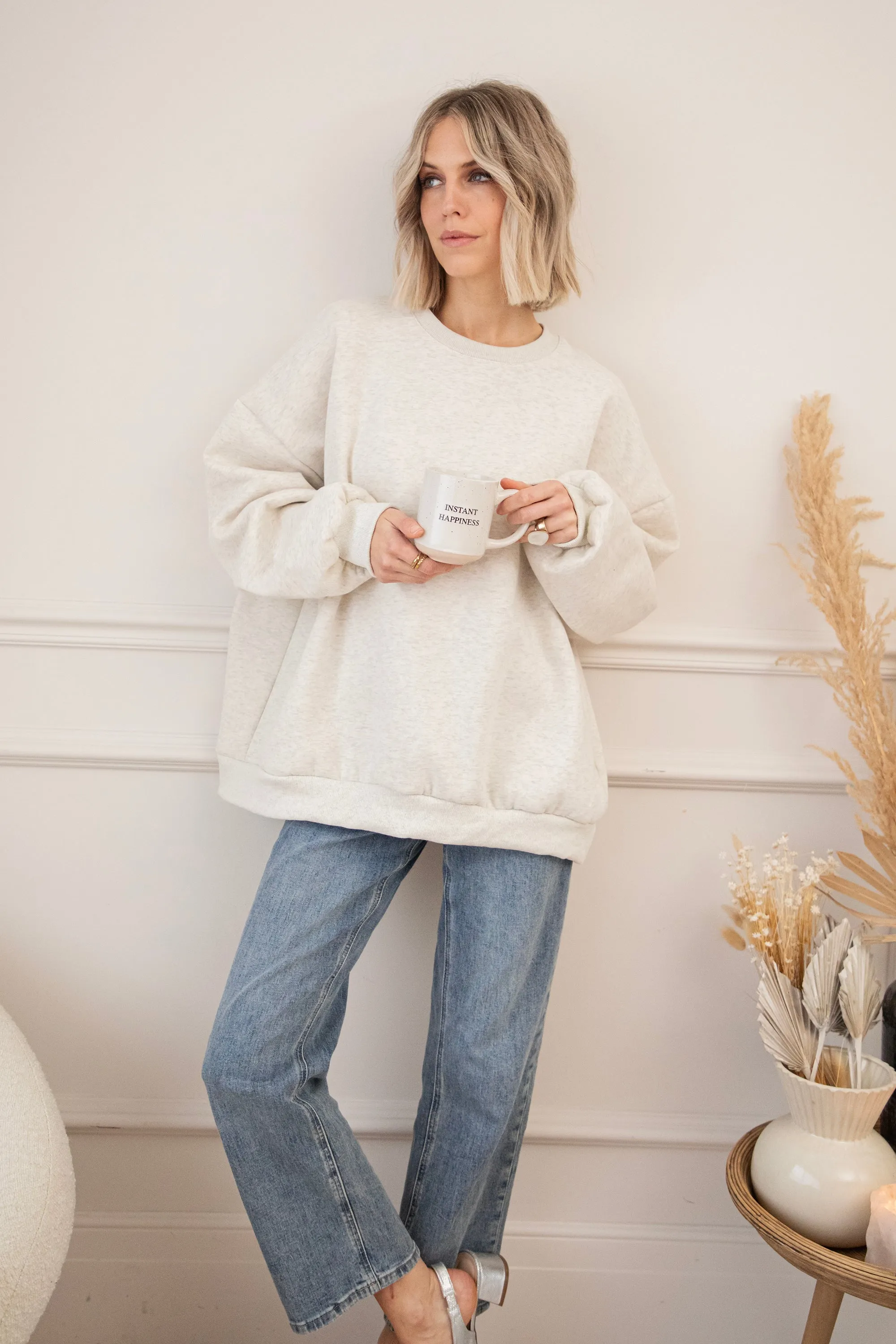 Simplicity Soft Grey - Sweater