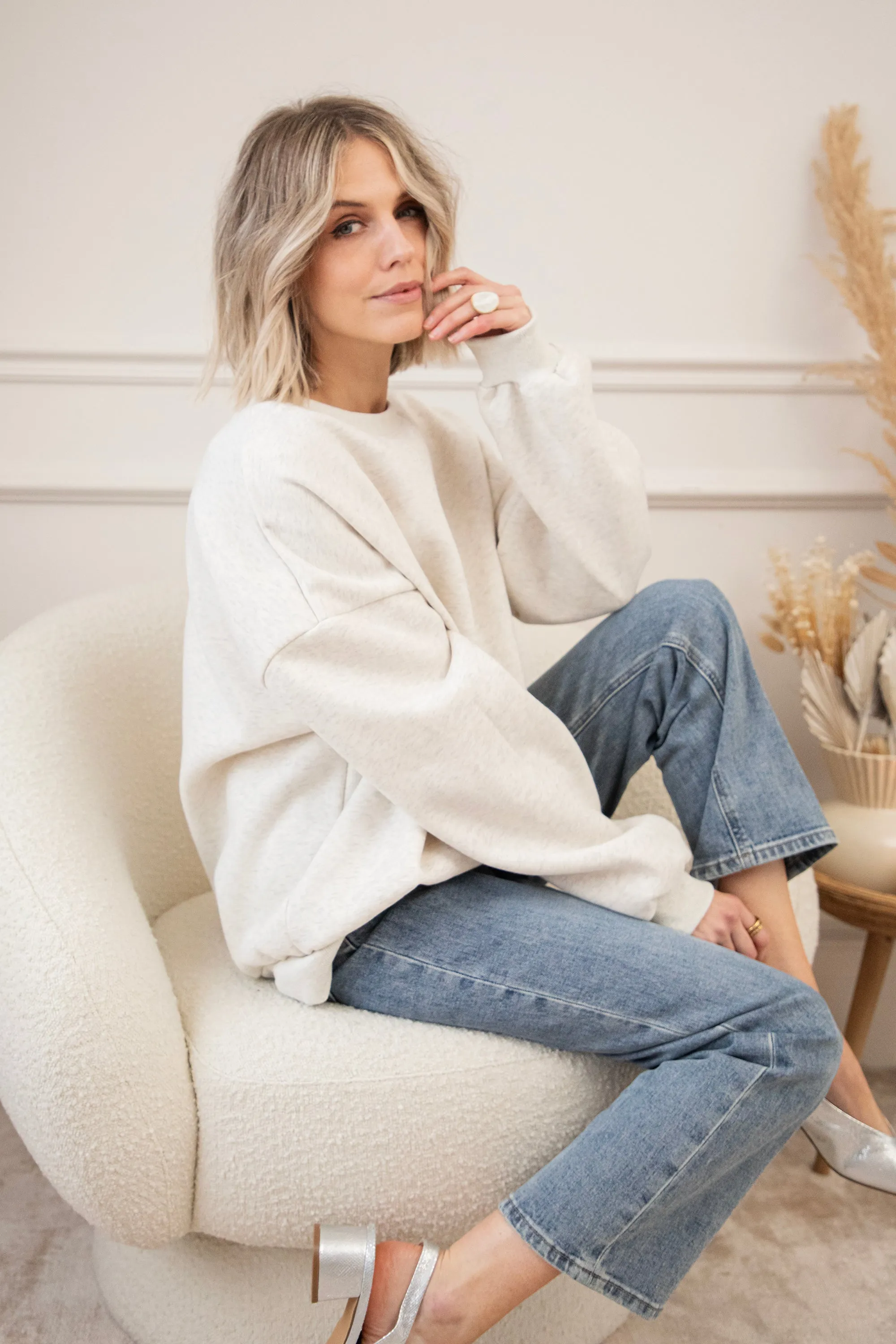 Simplicity Soft Grey - Sweater