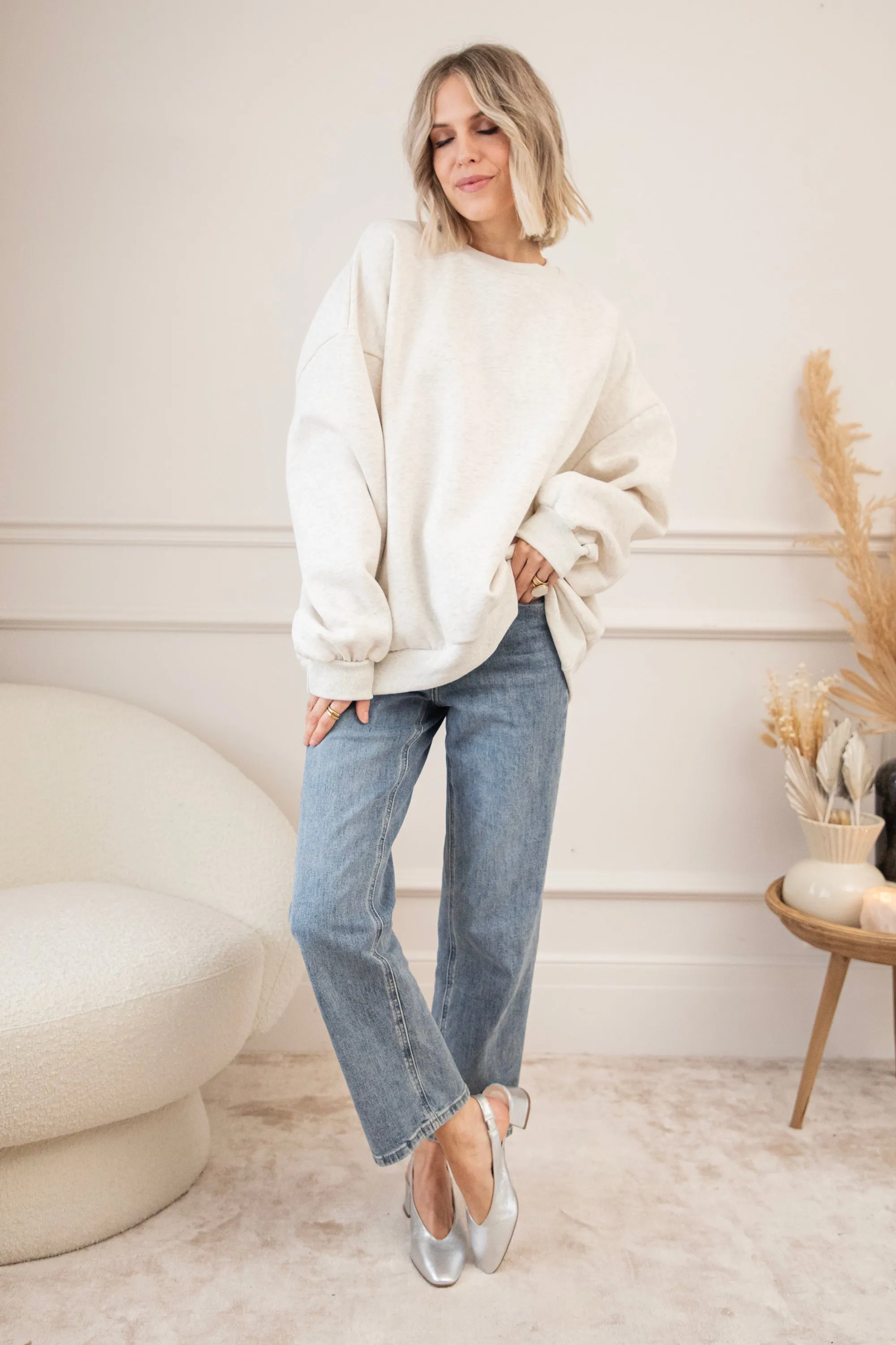 Simplicity Soft Grey - Sweater