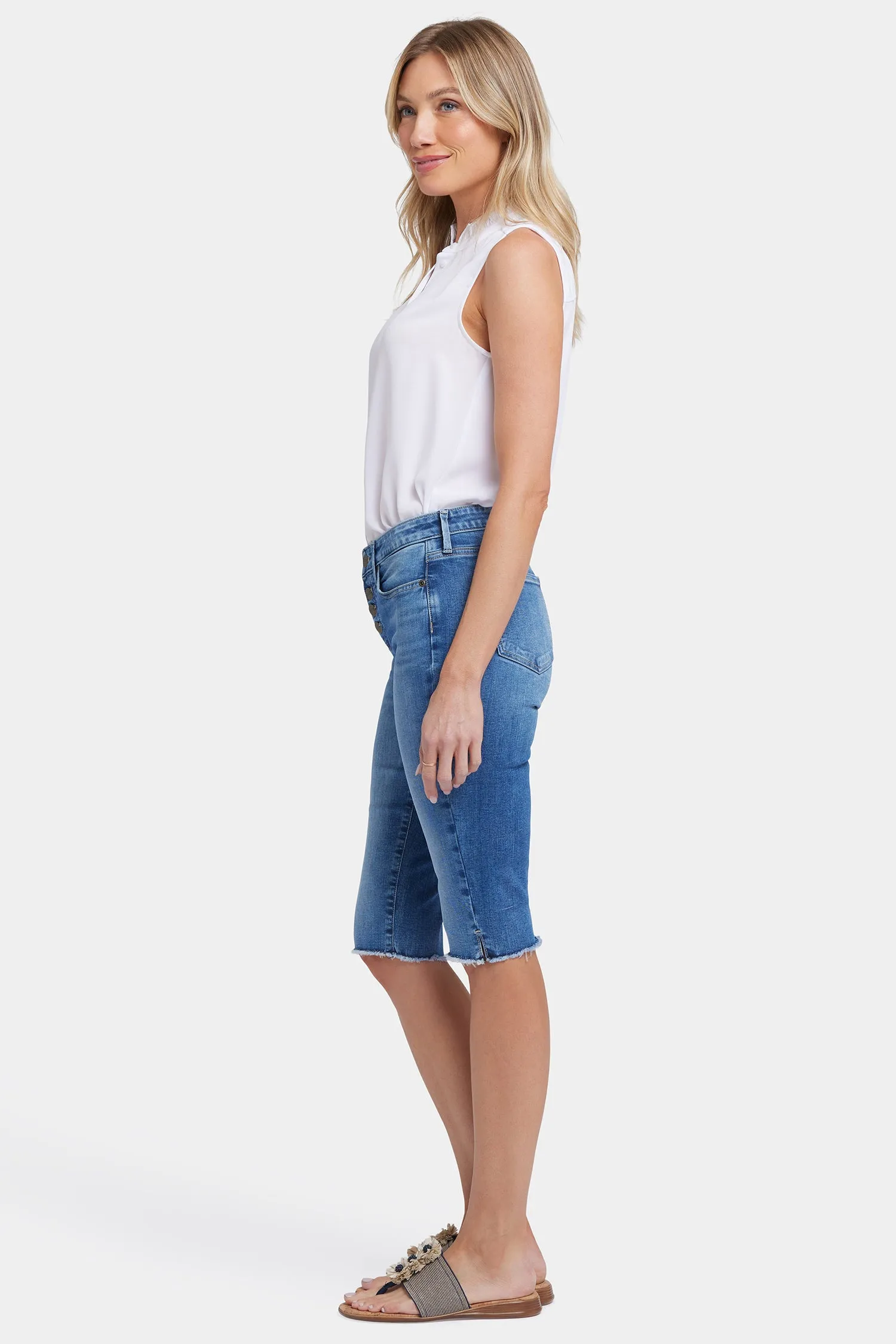 Sophie Bike Capri Jeans - Picasso Lake