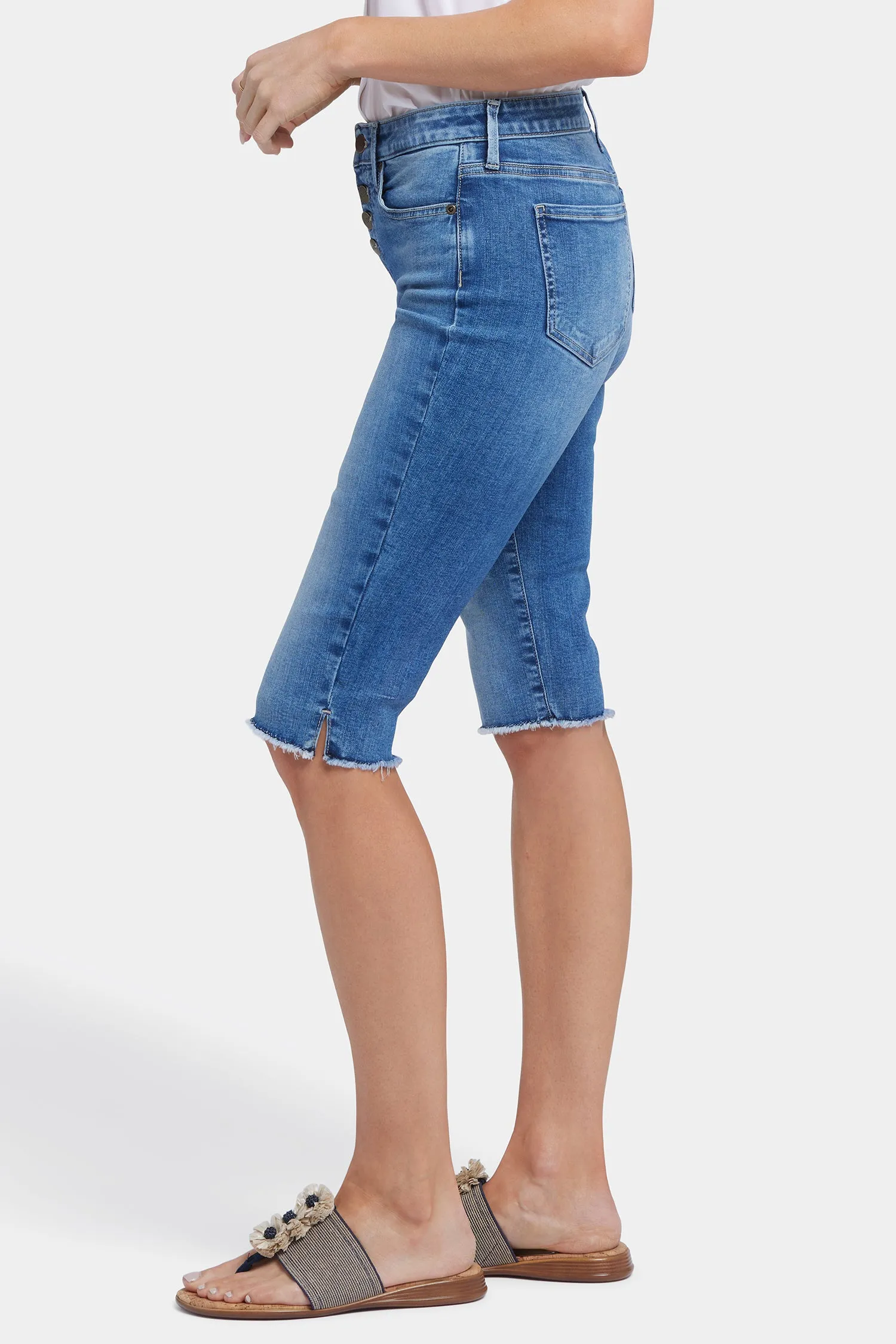Sophie Bike Capri Jeans - Picasso Lake