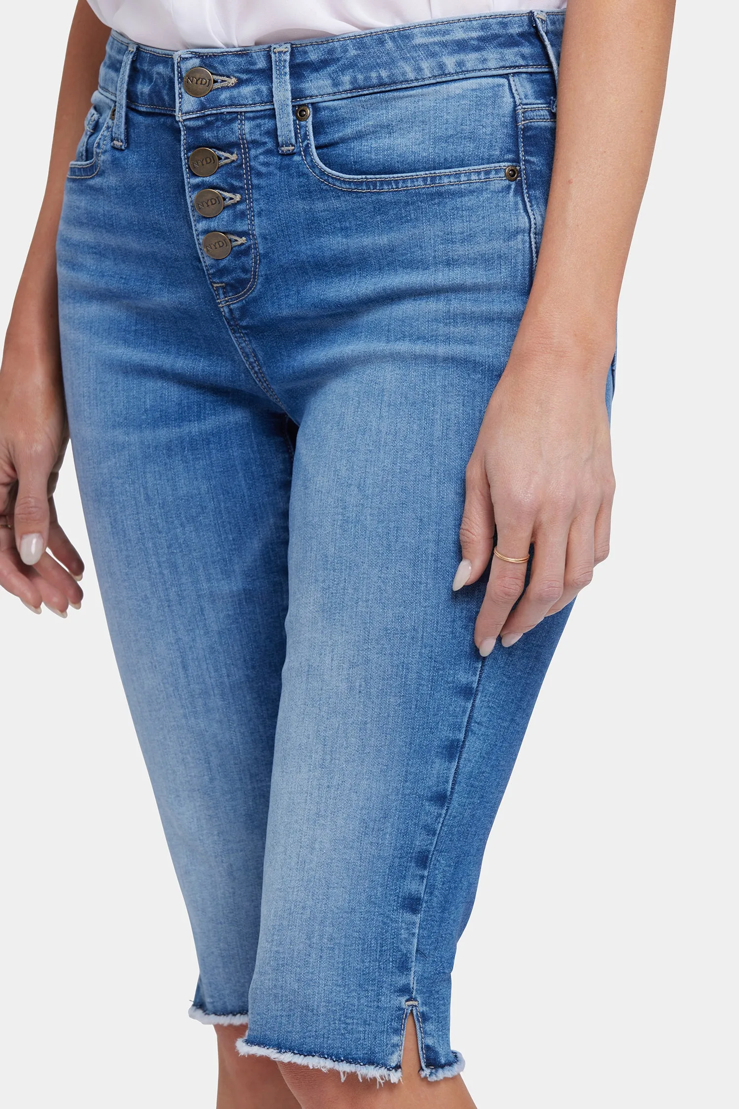Sophie Bike Capri Jeans - Picasso Lake
