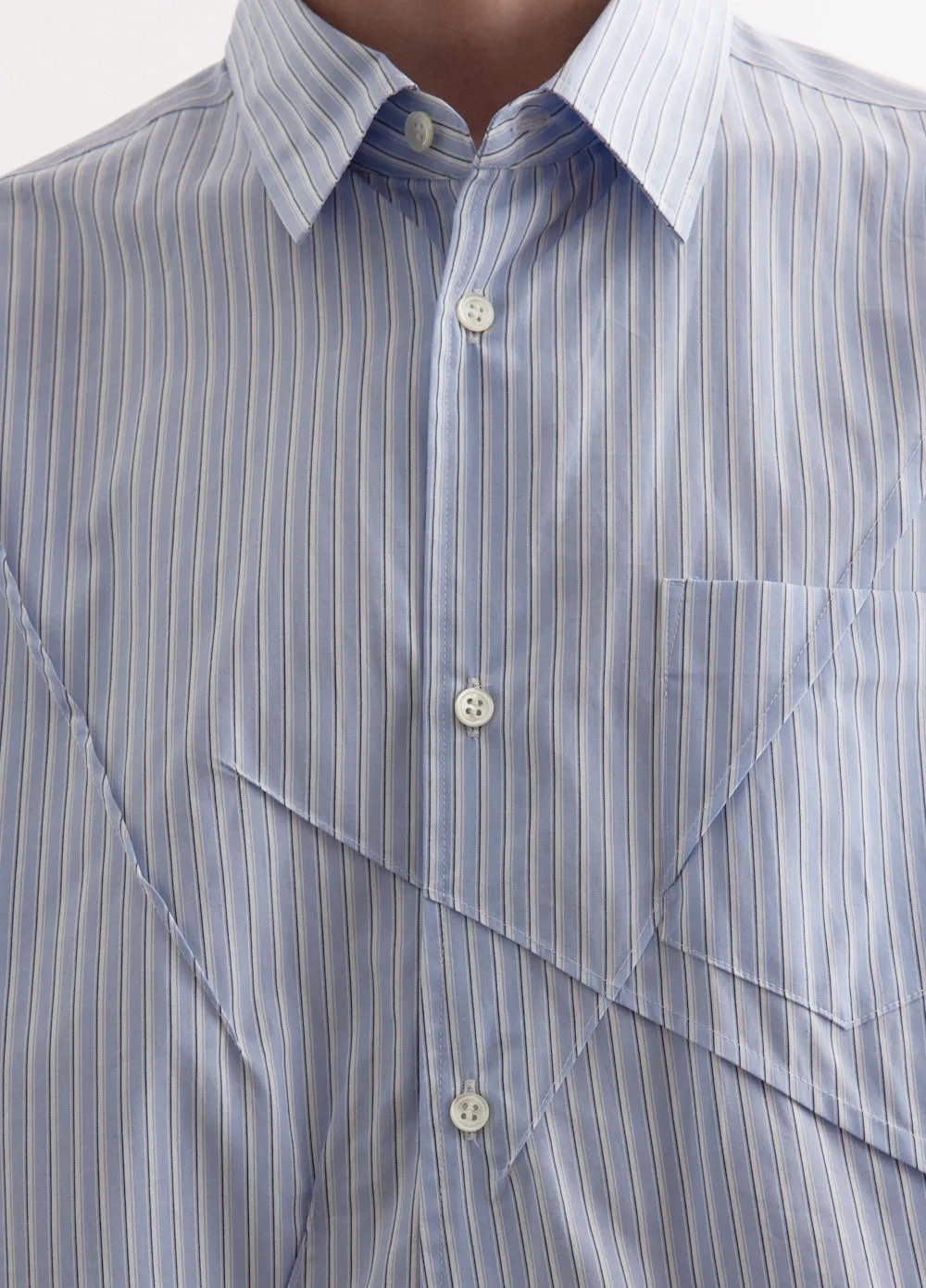 Splice Cut Short Sleeve Shirt