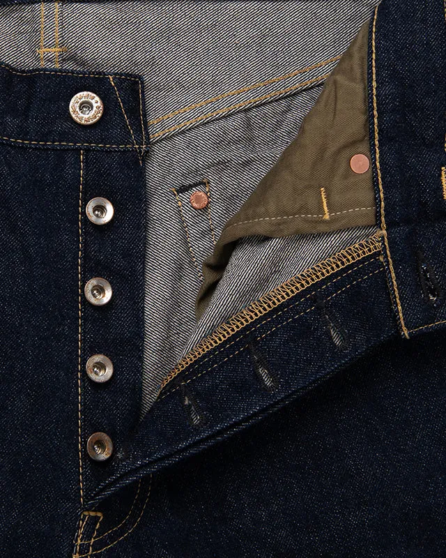 Studio D'Artisan D1903 'Ishikawadai' 1940 WWII 13oz Loose Straight Selvedge Mens Jeans - Onewash