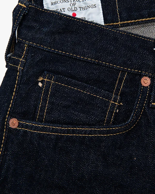Studio D'Artisan D1903 'Ishikawadai' 1940 WWII 13oz Loose Straight Selvedge Mens Jeans - Onewash