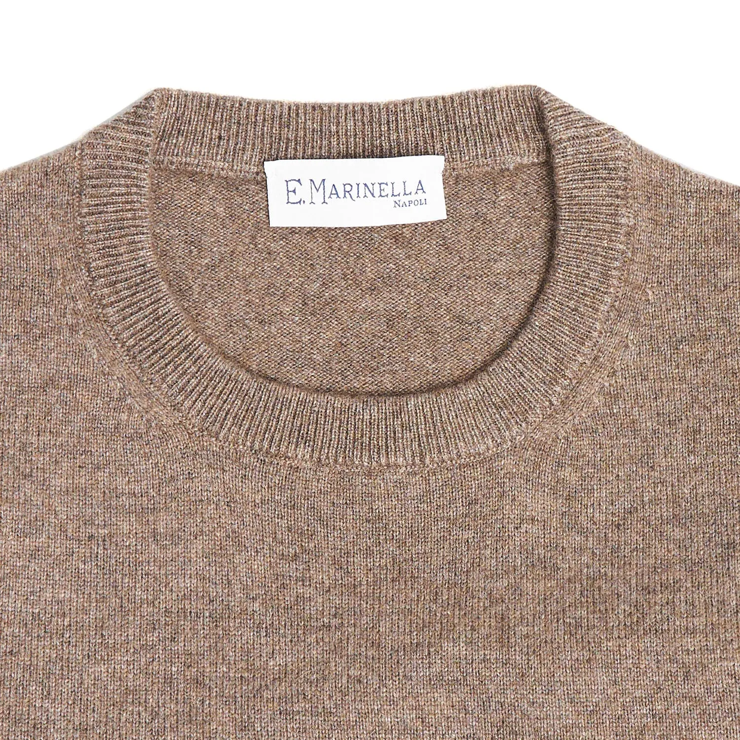 TAUPE COLOUR CREWNECK SWEATER