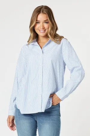 Threadz French Stripe Shirt Blue/White