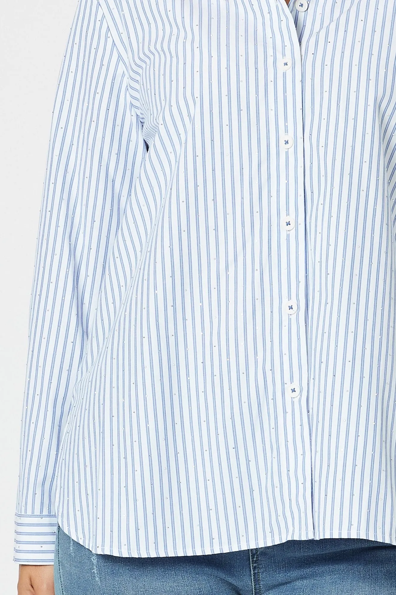 Threadz French Stripe Shirt Blue/White