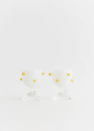 Two Pomponette Egg Cups