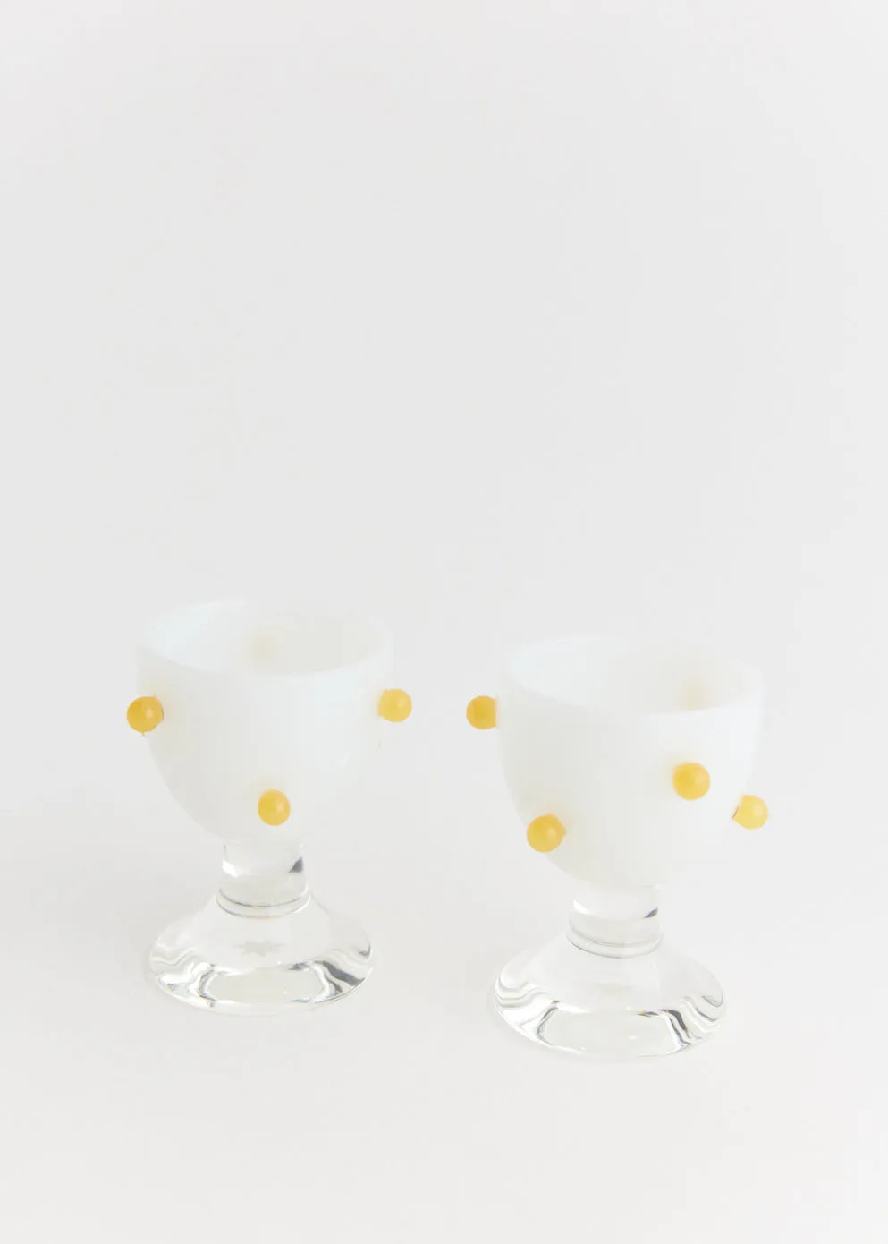 Two Pomponette Egg Cups