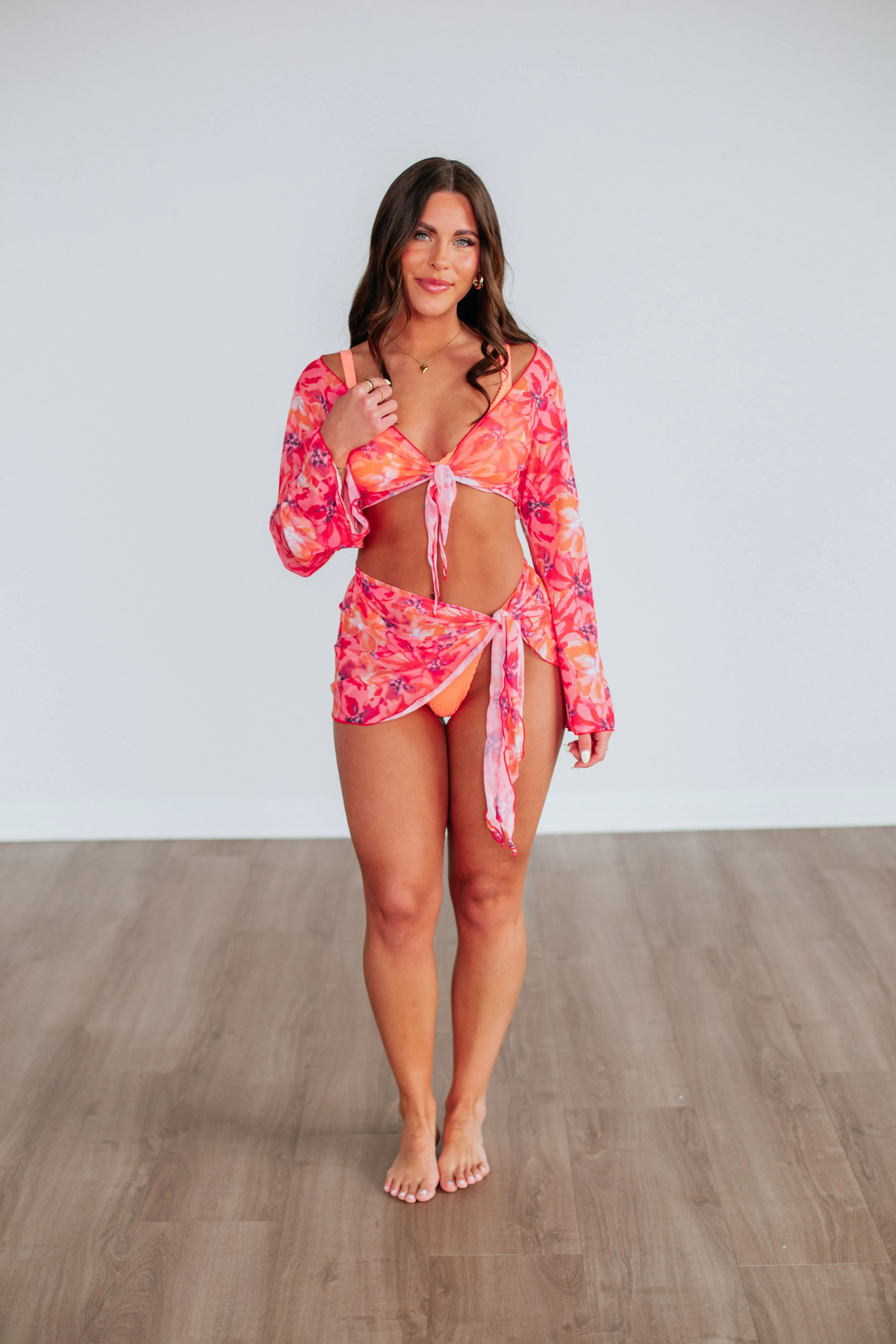 Vibrant Getaway Two-Piece Coverup Set