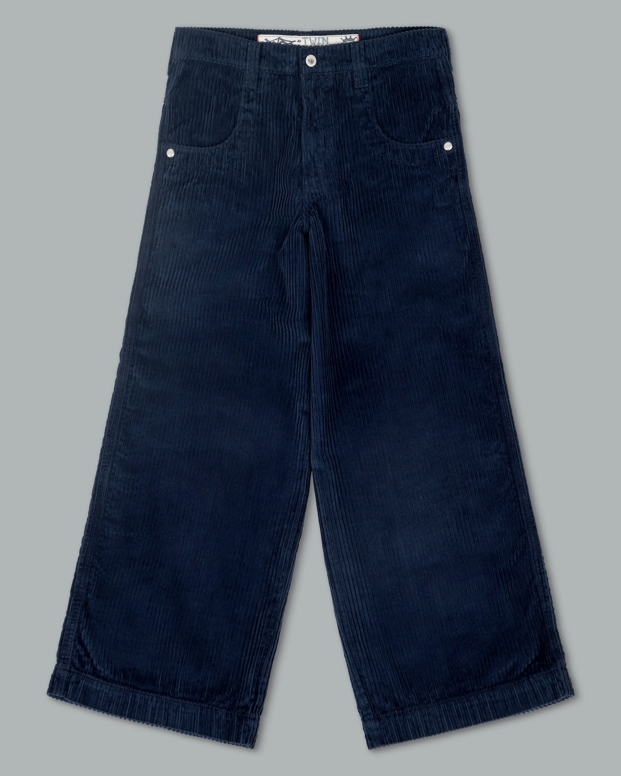 W101 Twin Cannon. 26. 4 Wale Corduroy. Navy.